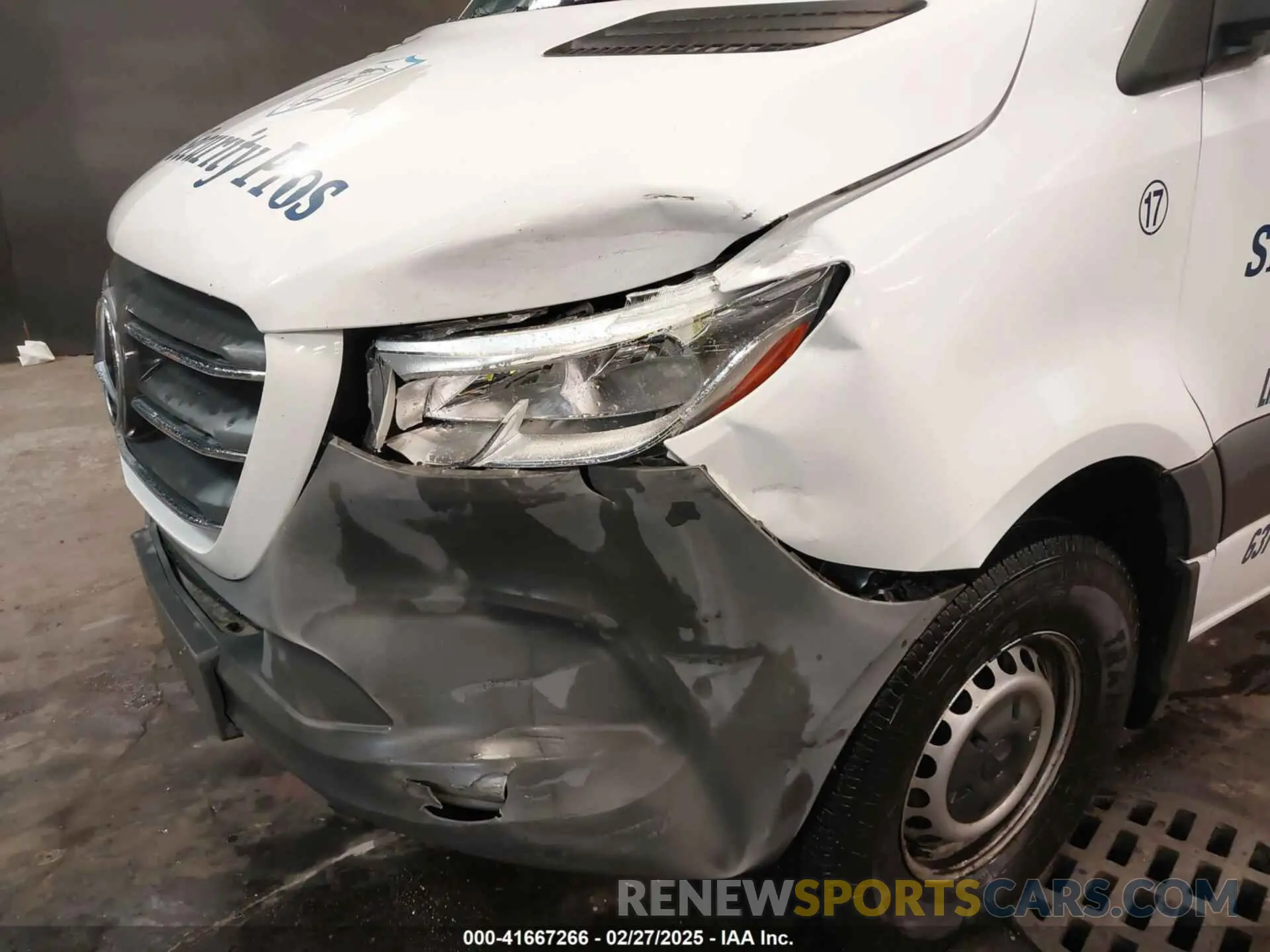 6 fotografías del automóvil dañado WD3PF0CD2KT005286 MERCEDES-BENZ SPRINTER 2500 2019
