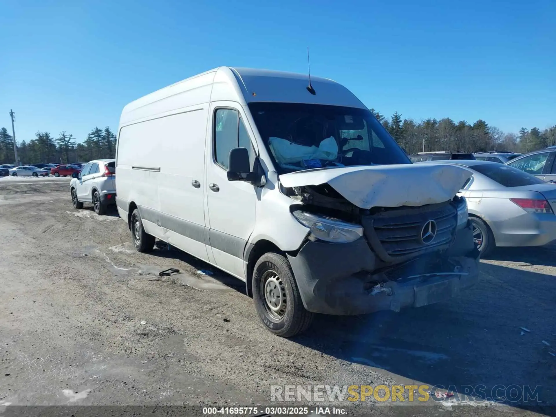 1 fotografías del automóvil dañado WD3PF1CD7KP029498 MERCEDES-BENZ SPRINTER 2500 2019