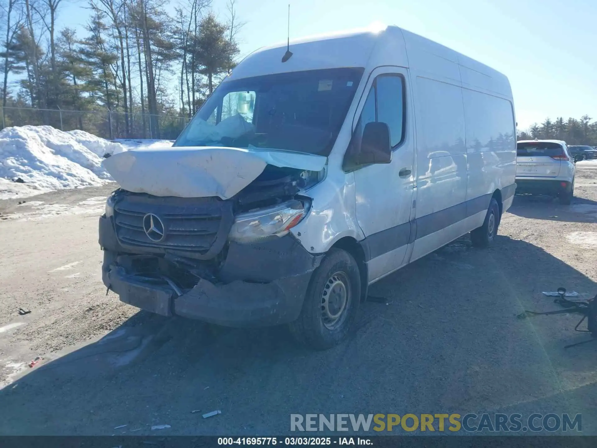 2 fotografías del automóvil dañado WD3PF1CD7KP029498 MERCEDES-BENZ SPRINTER 2500 2019