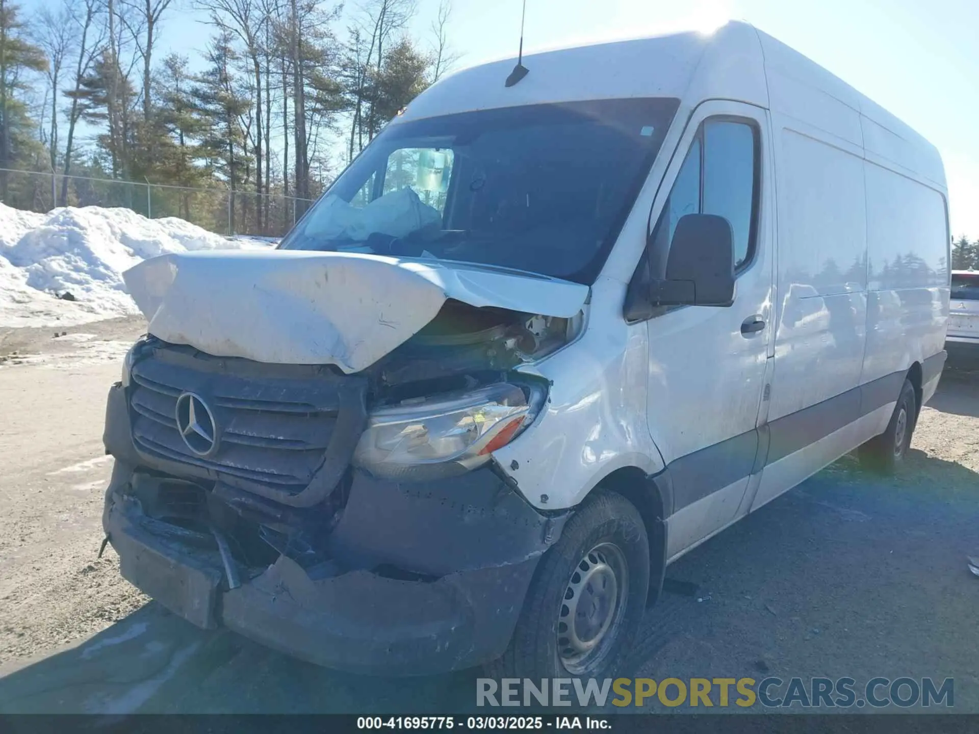 6 fotografías del automóvil dañado WD3PF1CD7KP029498 MERCEDES-BENZ SPRINTER 2500 2019