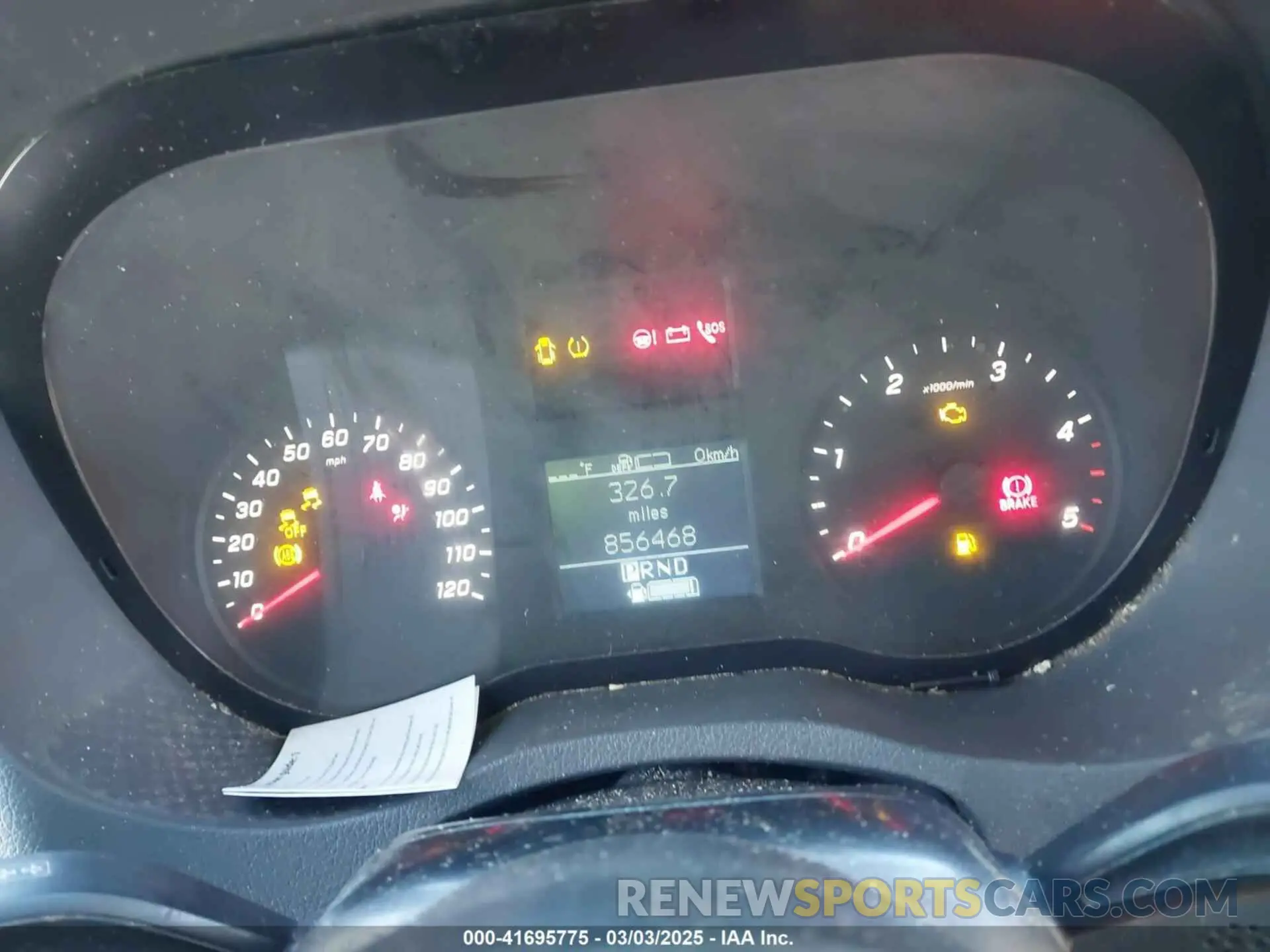 7 fotografías del automóvil dañado WD3PF1CD7KP029498 MERCEDES-BENZ SPRINTER 2500 2019