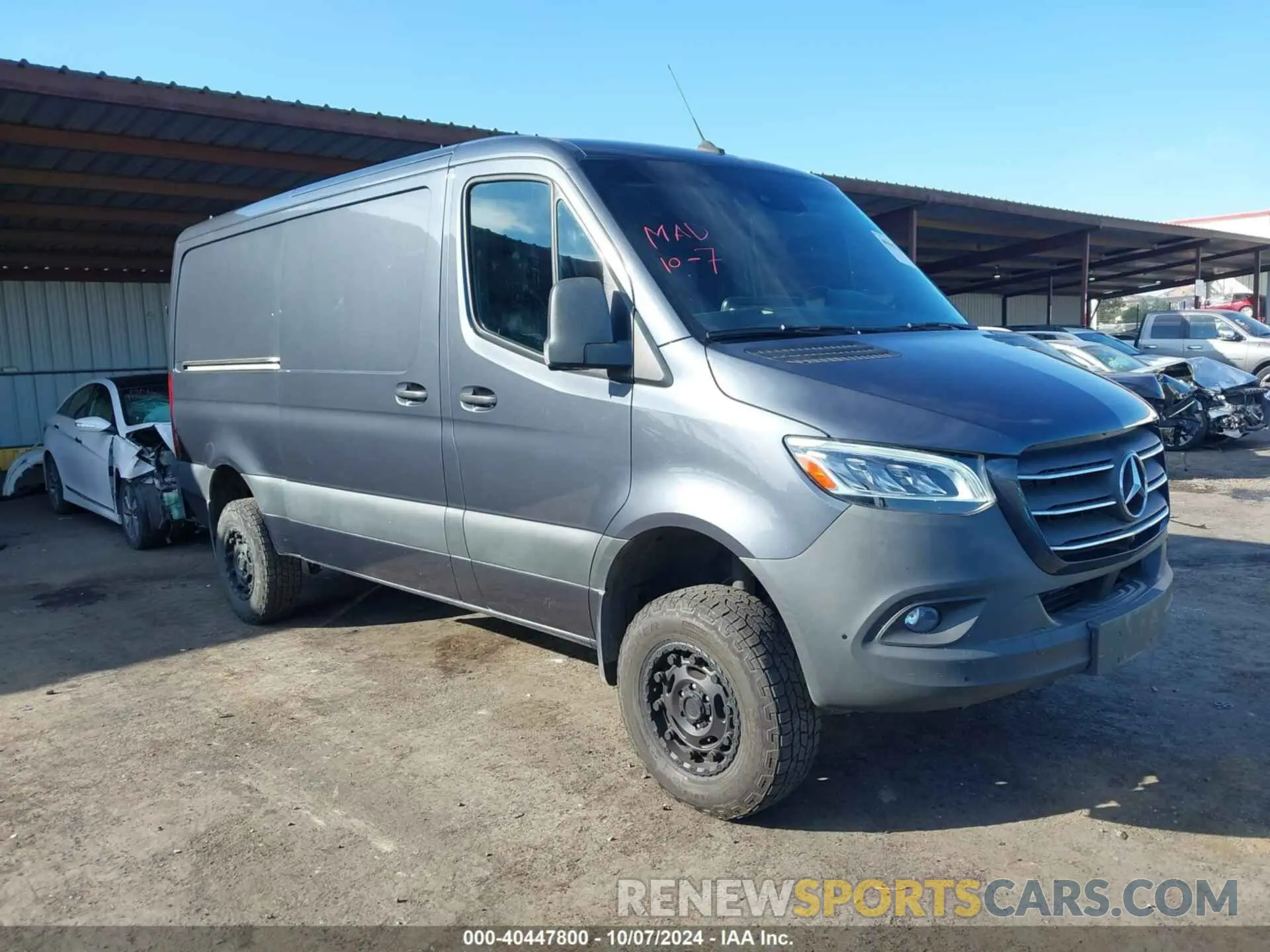1 fotografías del automóvil dañado WD4FF0CD6KP175876 MERCEDES-BENZ SPRINTER 2500 2019