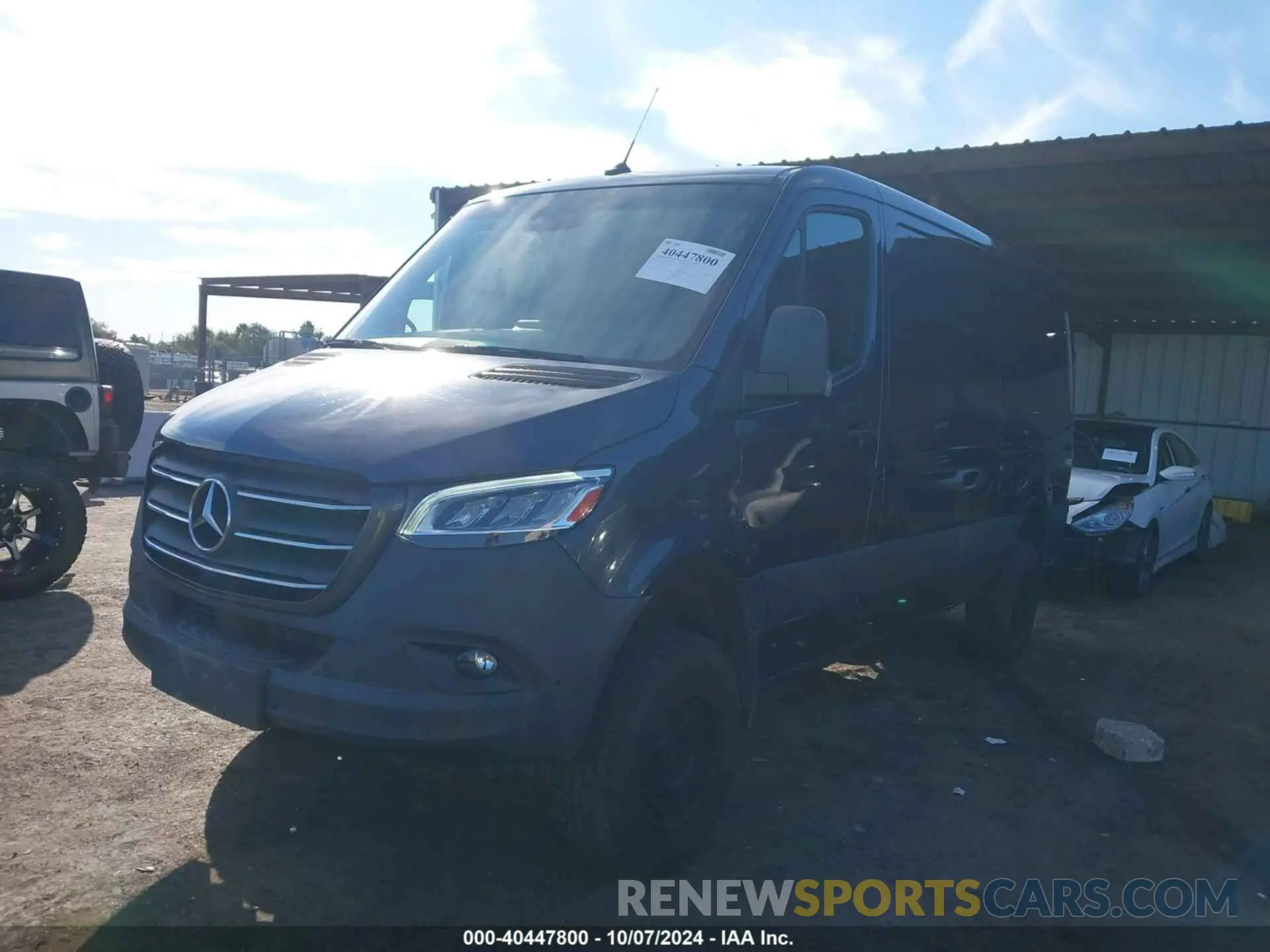 2 fotografías del automóvil dañado WD4FF0CD6KP175876 MERCEDES-BENZ SPRINTER 2500 2019