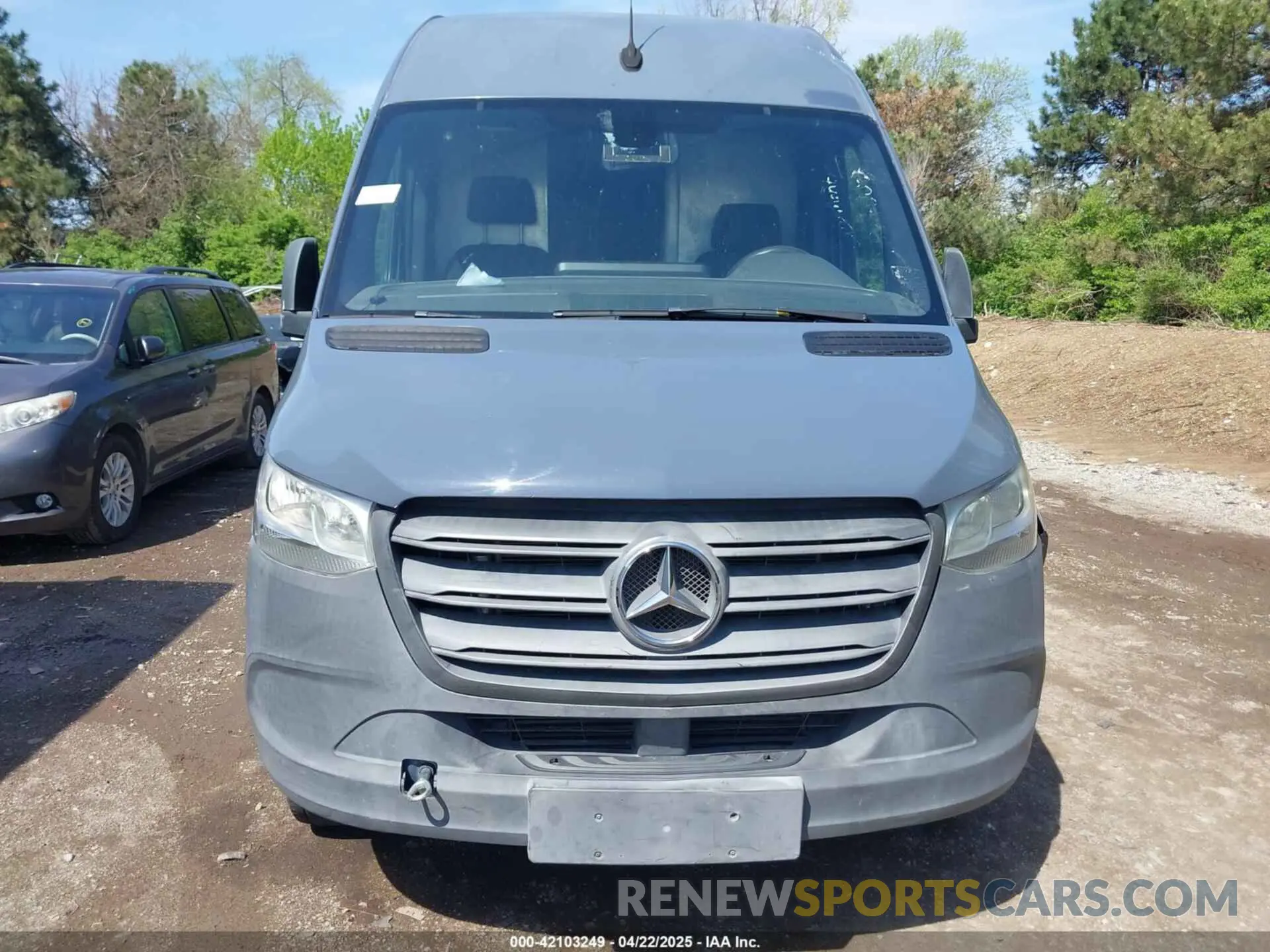 11 fotografías del automóvil dañado WD4PF0CD6KP044032 MERCEDES-BENZ SPRINTER 2500 2019