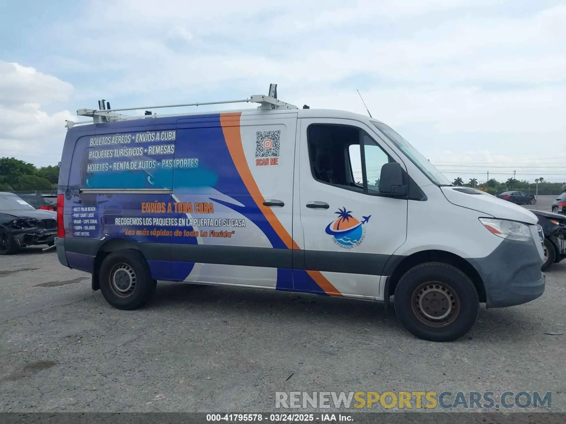 13 fotografías del automóvil dañado WD4PF0CD8KT001089 MERCEDES-BENZ SPRINTER 2500 2019