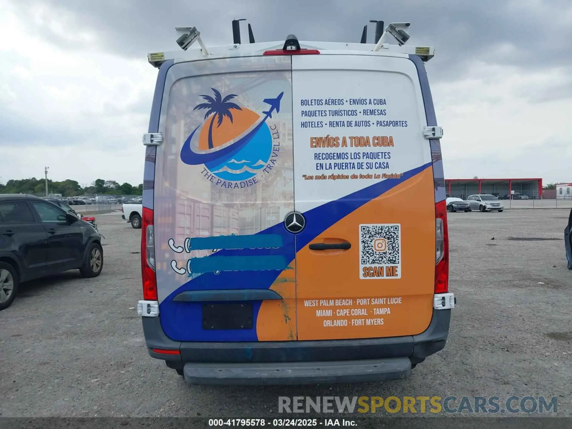 16 fotografías del automóvil dañado WD4PF0CD8KT001089 MERCEDES-BENZ SPRINTER 2500 2019