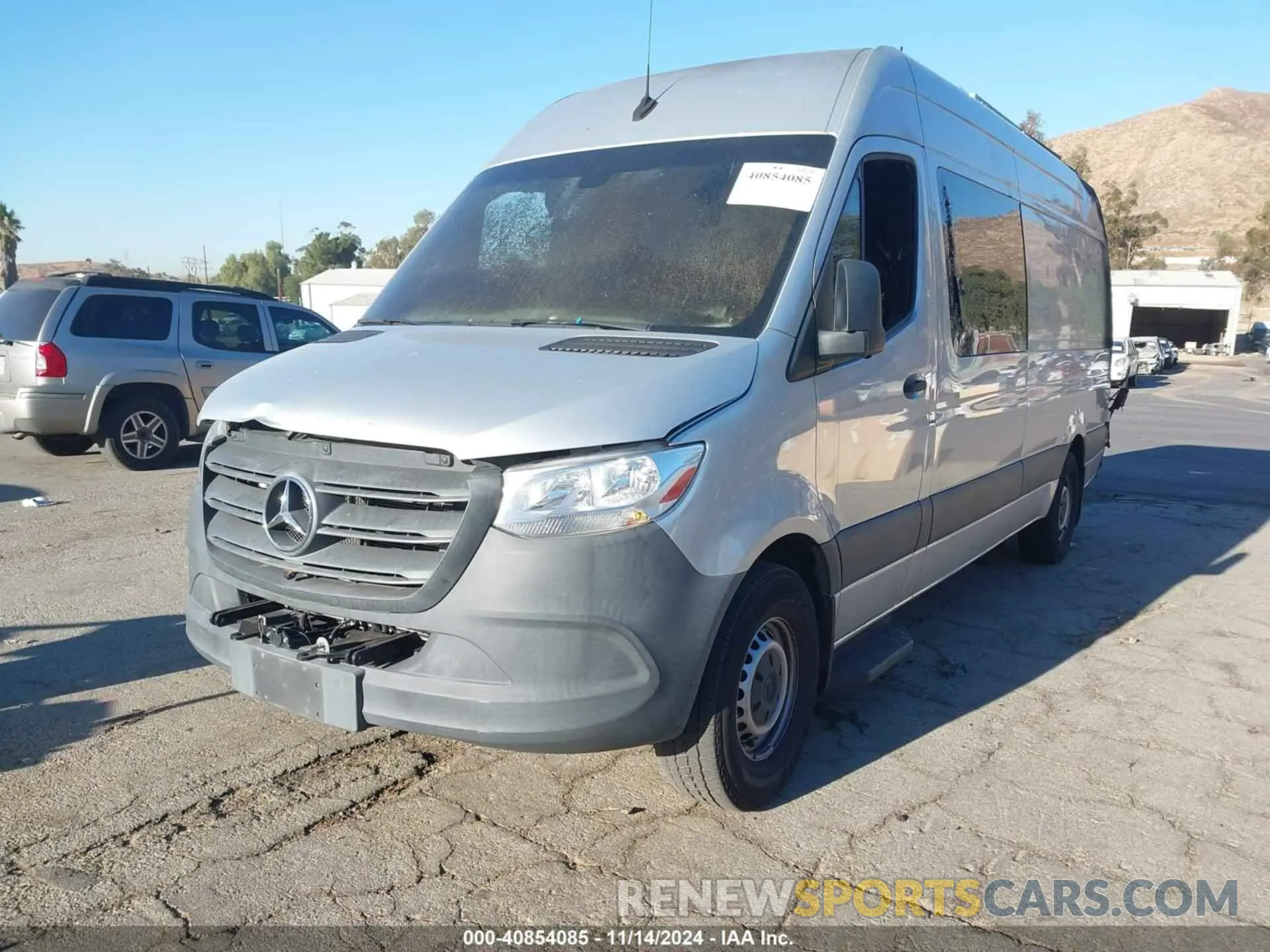 2 fotografías del automóvil dañado WD4PF1CD5KP082325 MERCEDES-BENZ SPRINTER 2500 2019