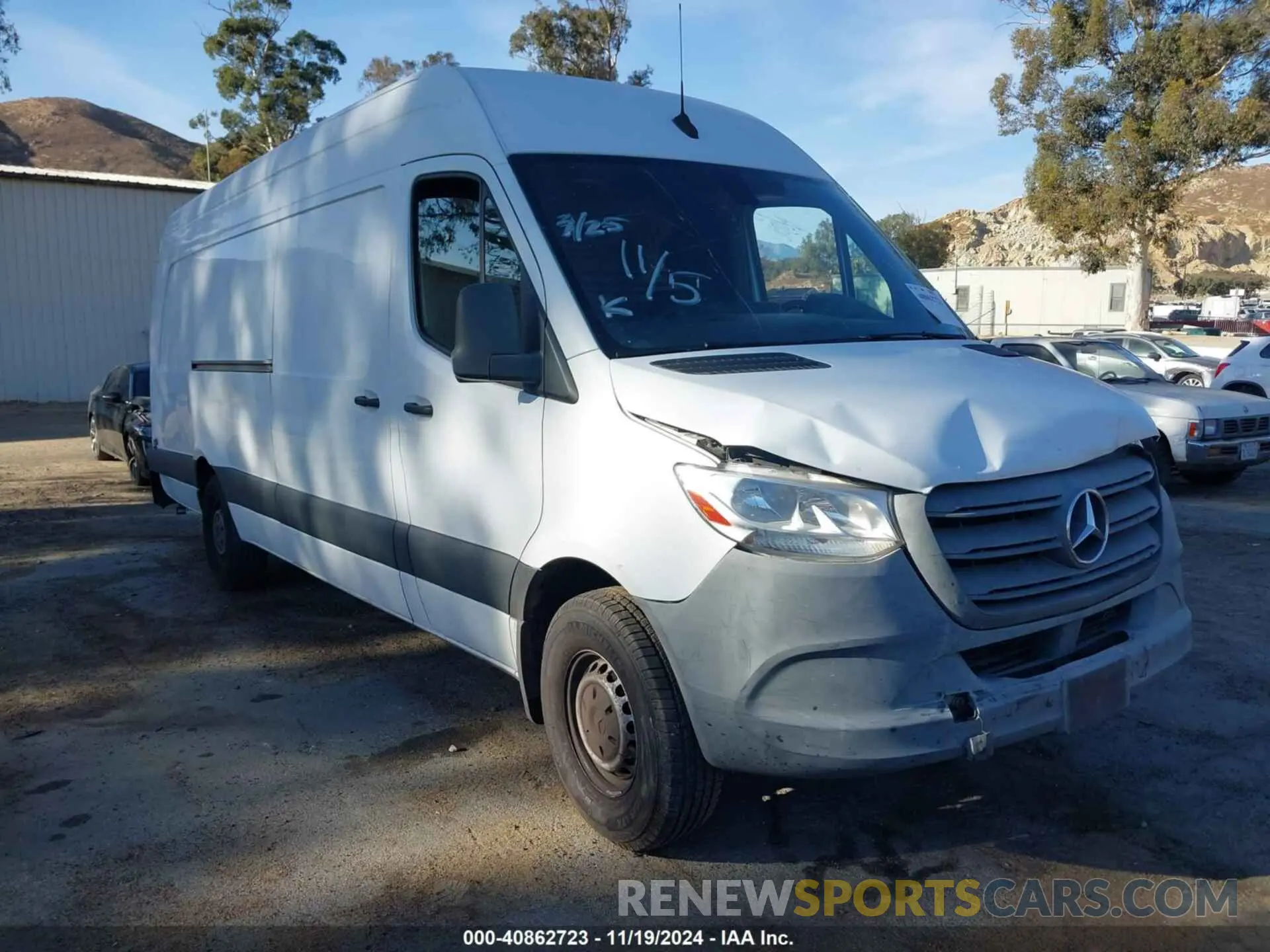 1 fotografías del automóvil dañado WD4PF1CD7KT008931 MERCEDES-BENZ SPRINTER 2500 2019