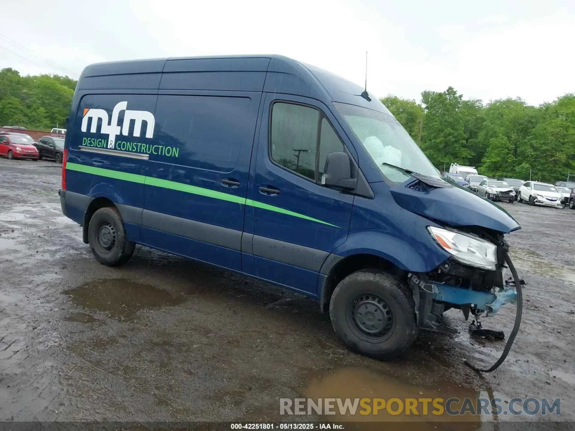 1 fotografías del automóvil dañado W1Y40BHYXLT032850 MERCEDES-BENZ SPRINTER 2500 2020