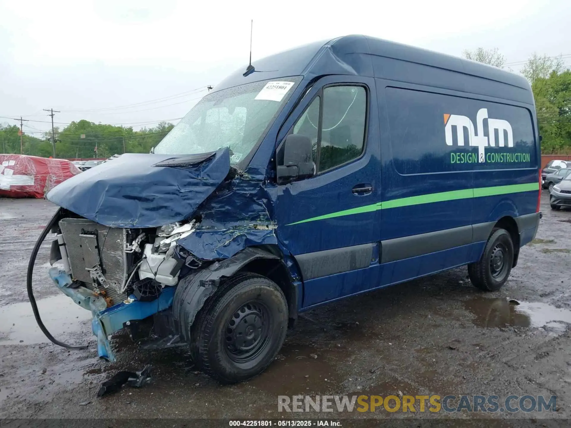 2 fotografías del automóvil dañado W1Y40BHYXLT032850 MERCEDES-BENZ SPRINTER 2500 2020