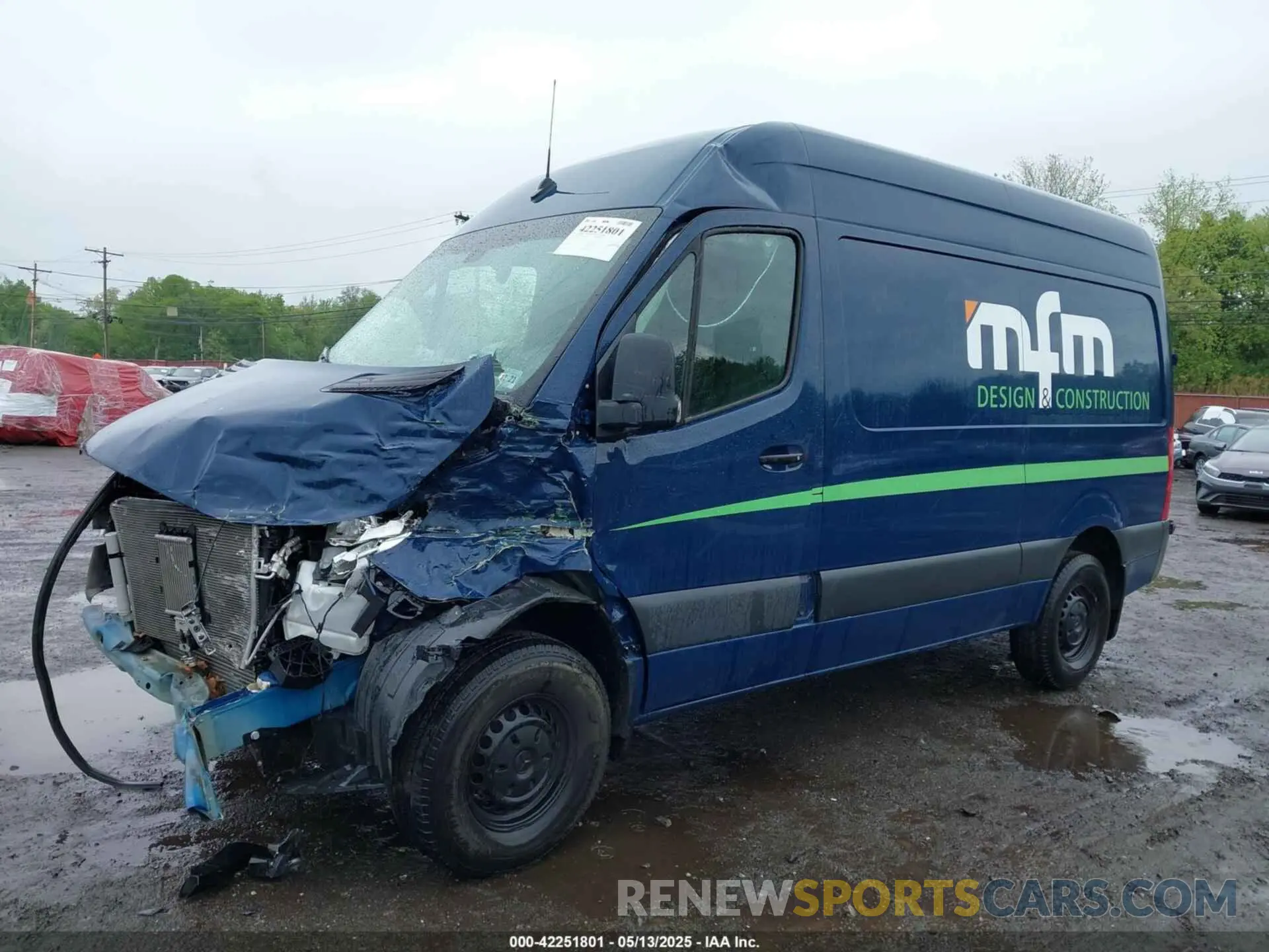 6 fotografías del automóvil dañado W1Y40BHYXLT032850 MERCEDES-BENZ SPRINTER 2500 2020