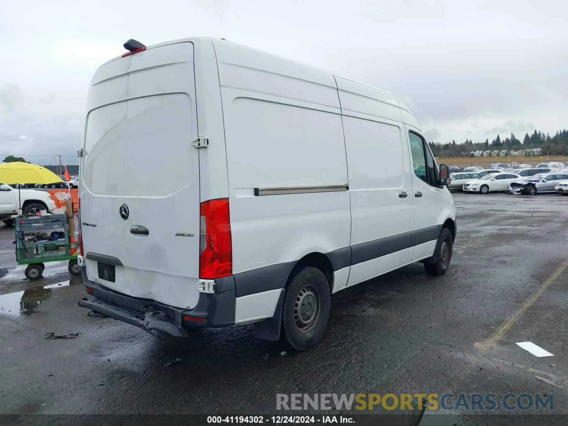 4 fotografías del automóvil dañado W1Y4EBHY2LT020368 MERCEDES-BENZ SPRINTER 2500 2020