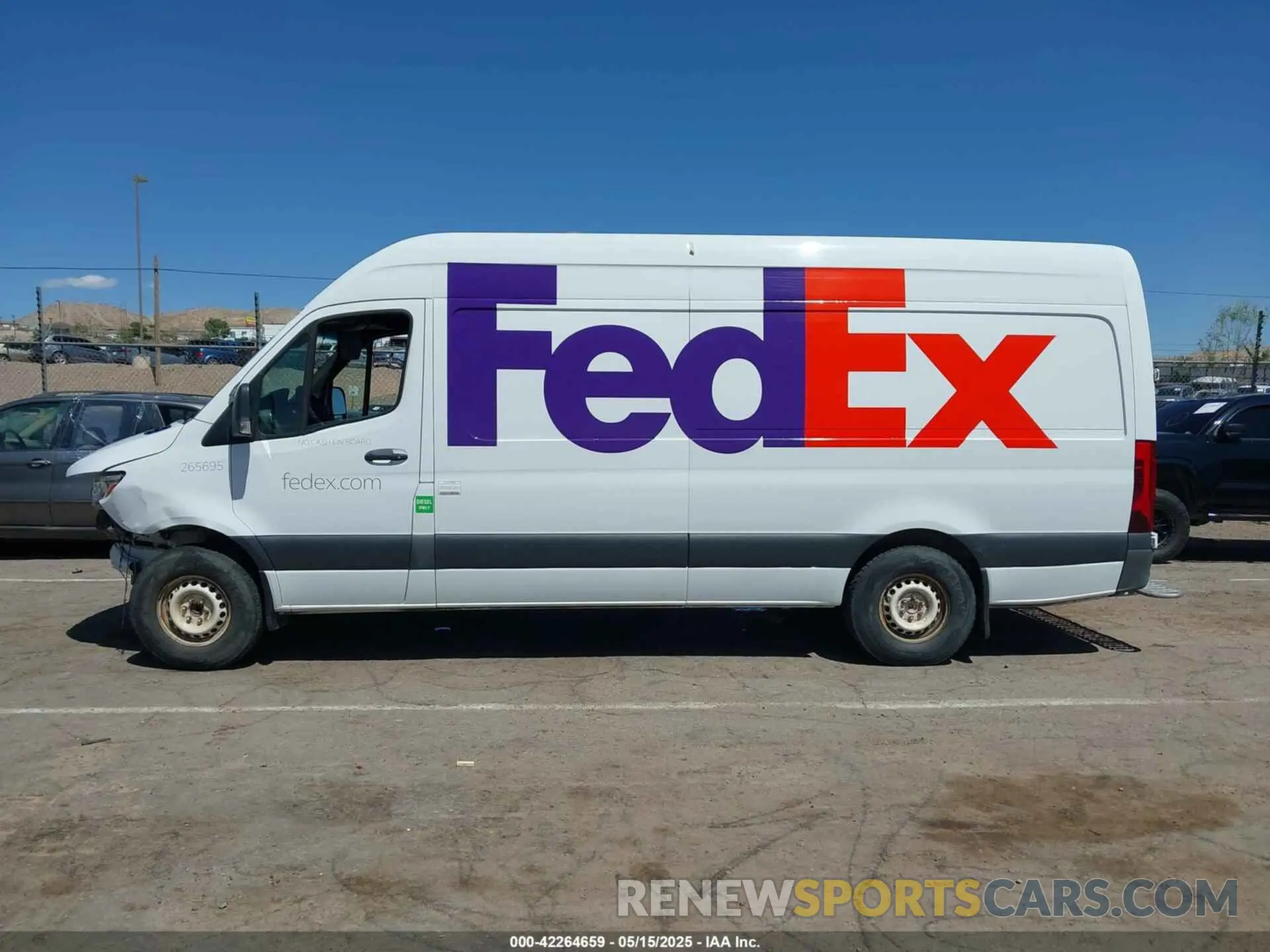14 fotografías del automóvil dañado W1Y4ECHYXLP241392 MERCEDES-BENZ SPRINTER 2500 2020