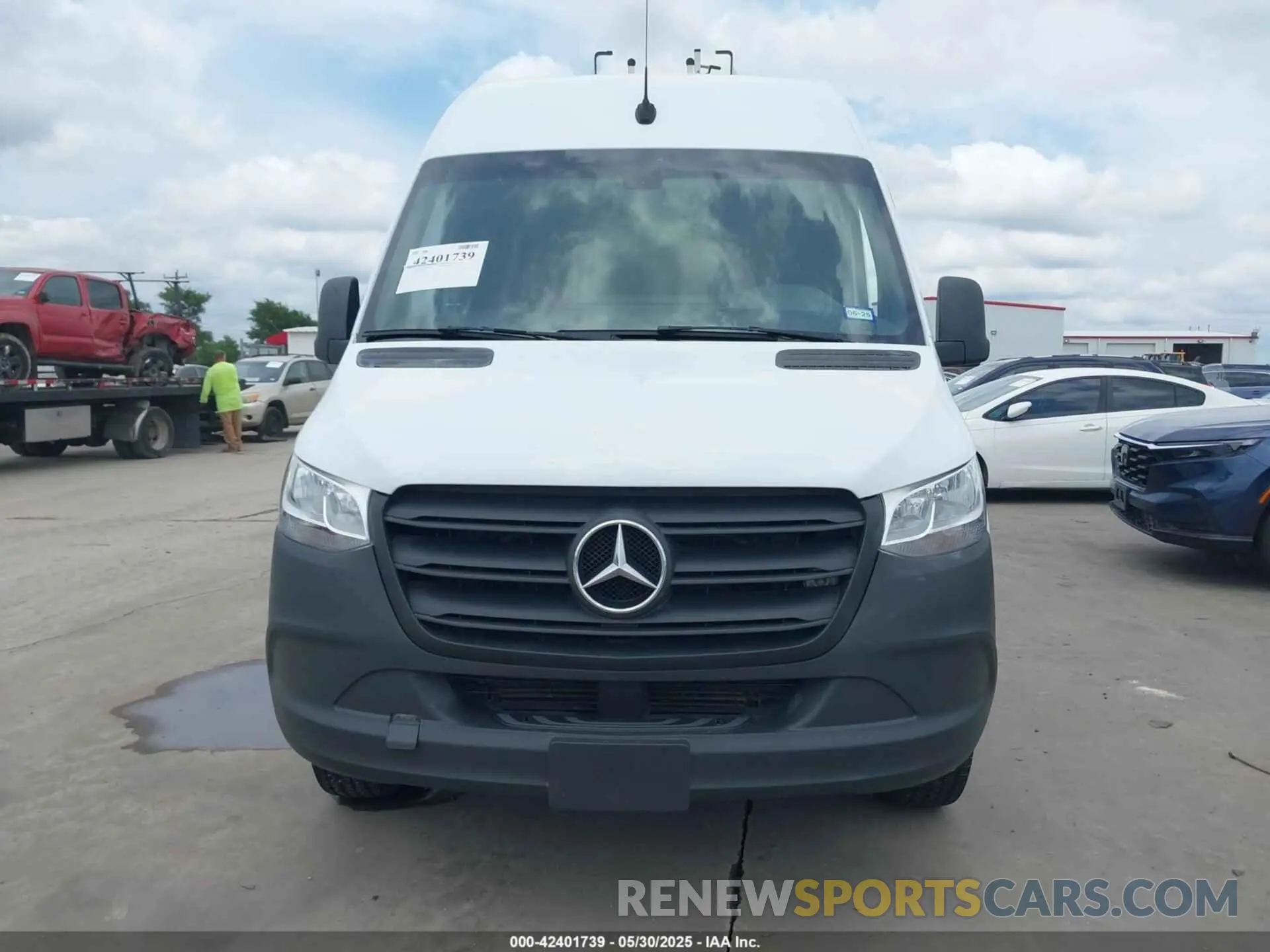 12 fotografías del automóvil dañado W1W4DBHY3MT049116 MERCEDES-BENZ SPRINTER 2500 2021