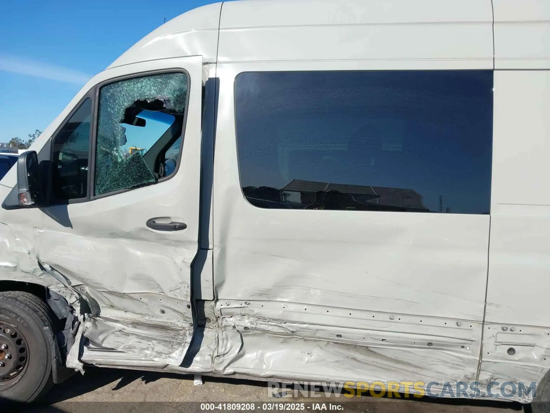 14 fotografías del automóvil dañado W1W4EBHY3MT080461 MERCEDES-BENZ SPRINTER 2500 2021