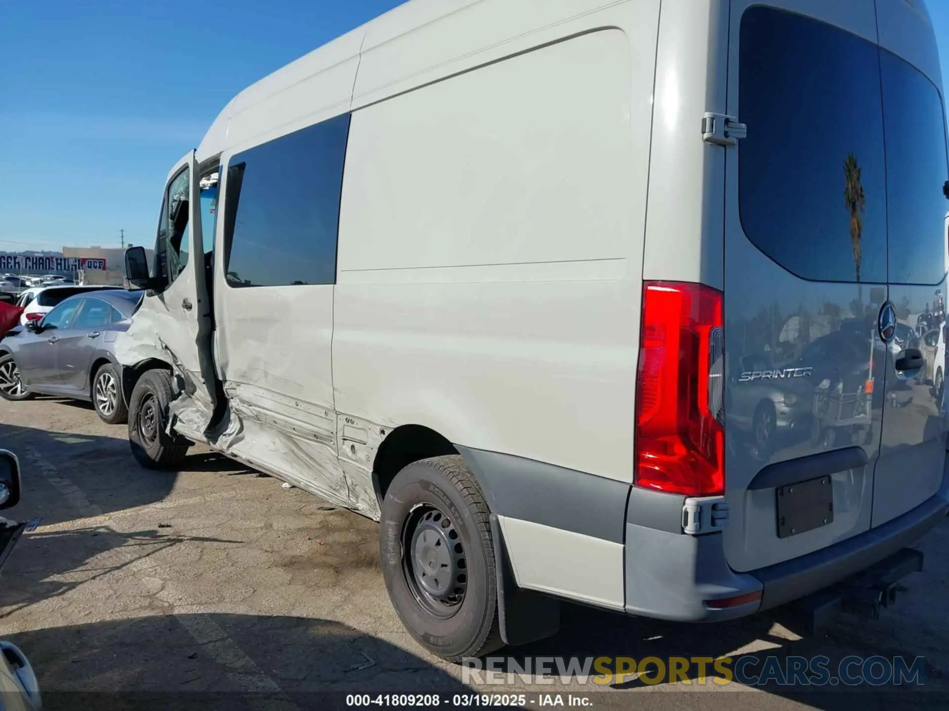 3 fotografías del automóvil dañado W1W4EBHY3MT080461 MERCEDES-BENZ SPRINTER 2500 2021