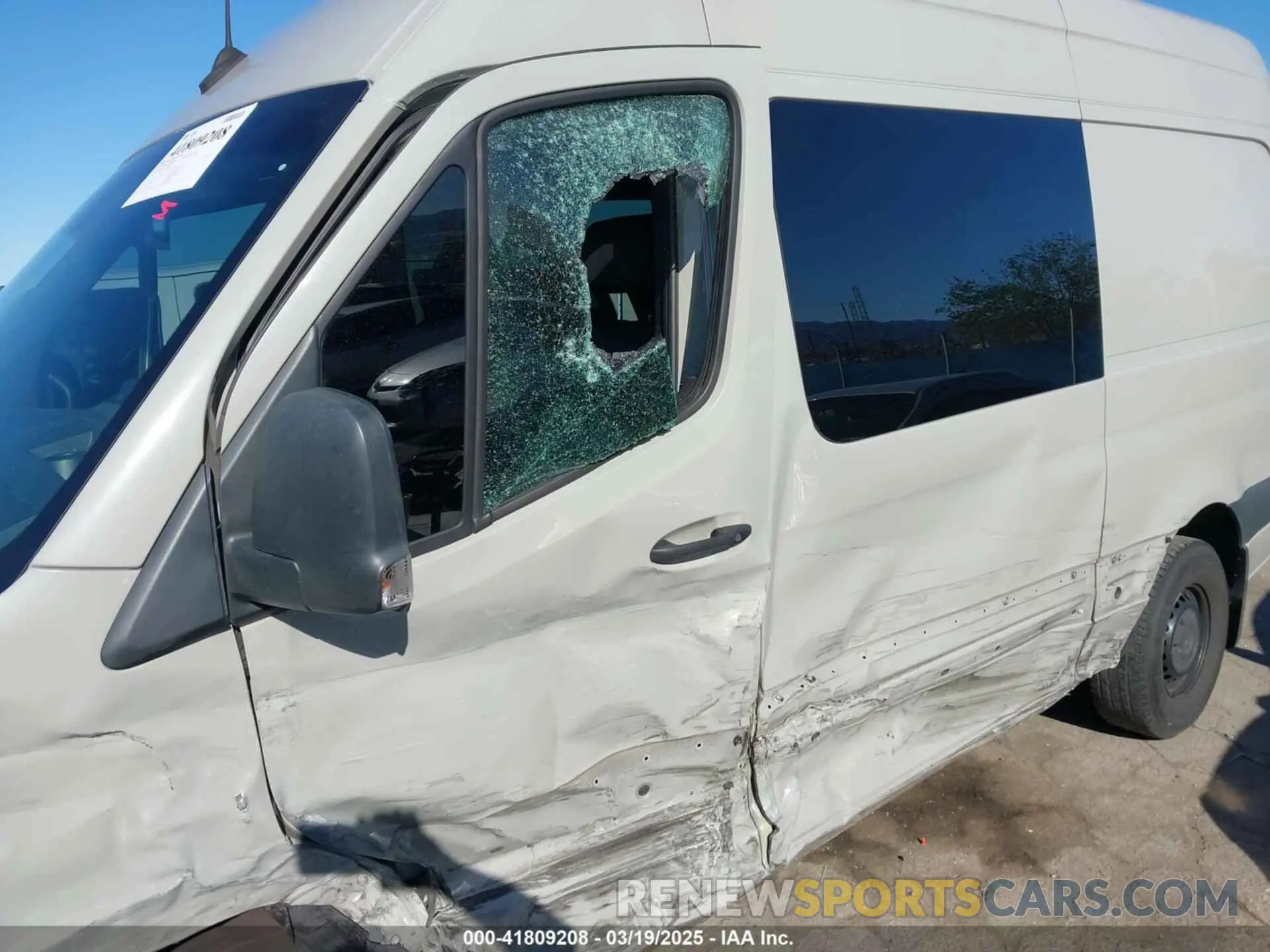 6 fotografías del automóvil dañado W1W4EBHY3MT080461 MERCEDES-BENZ SPRINTER 2500 2021