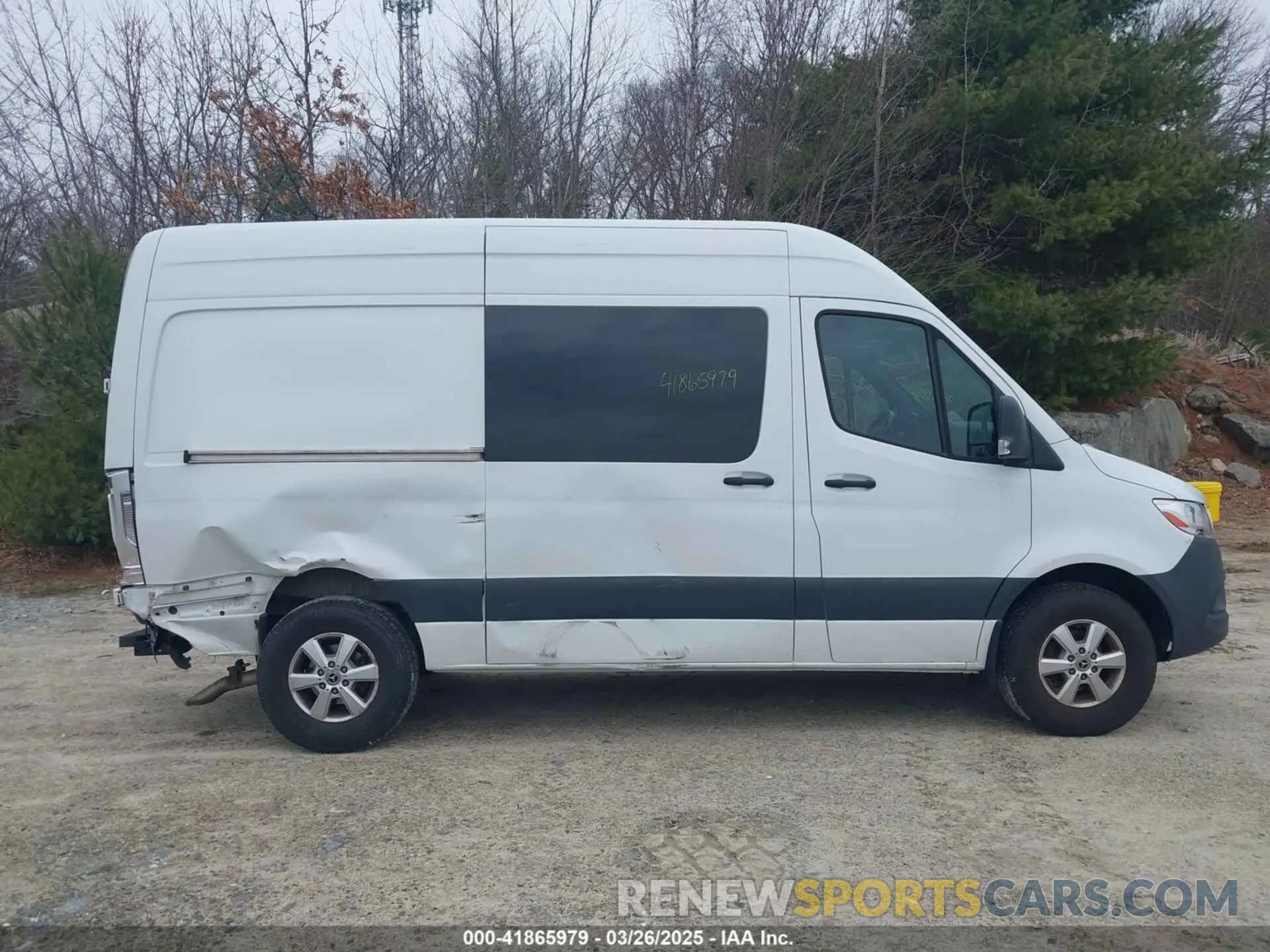14 fotografías del automóvil dañado W1Y40BHY3MT044744 MERCEDES-BENZ SPRINTER 2500 2021