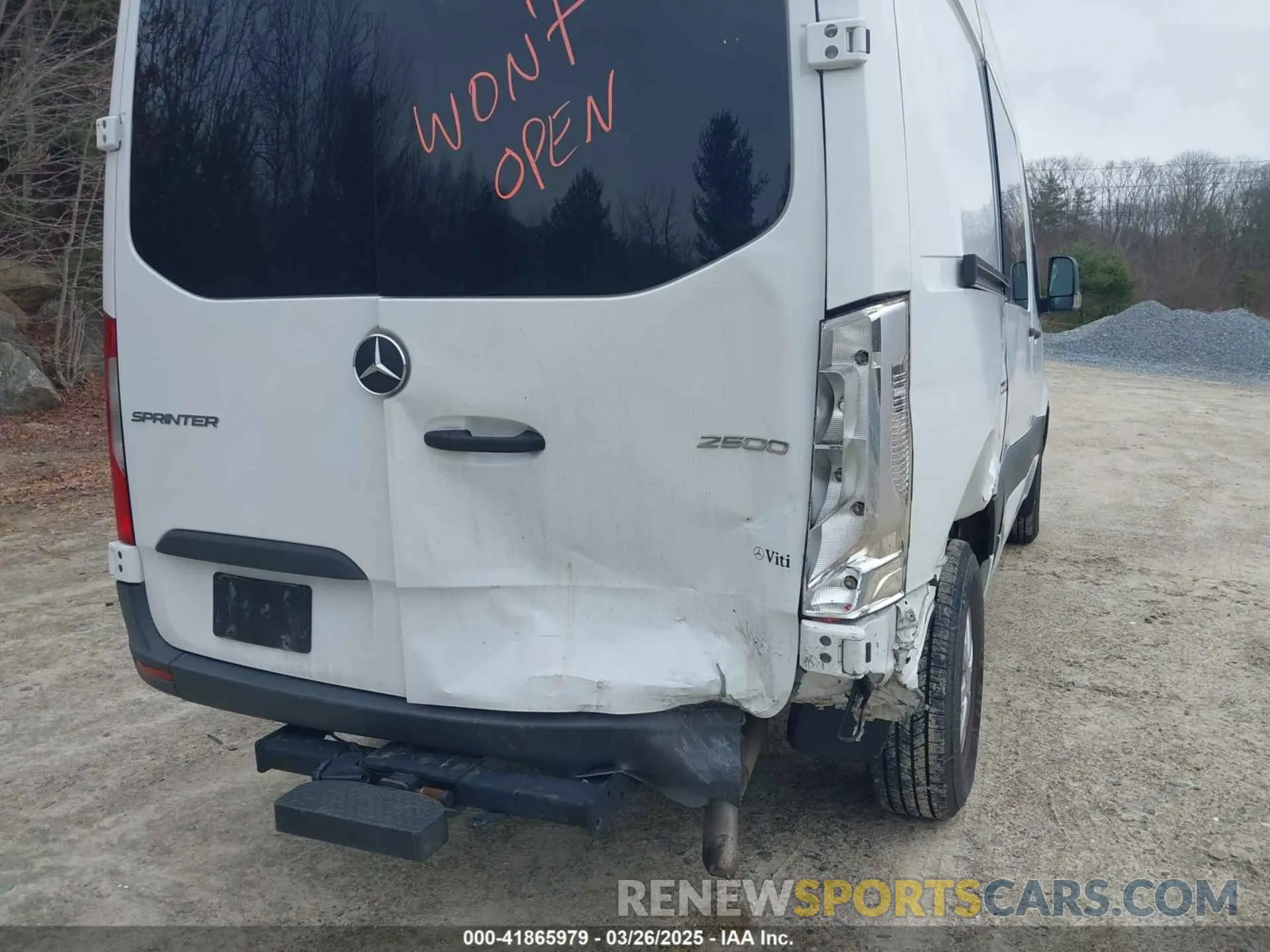 6 fotografías del automóvil dañado W1Y40BHY3MT044744 MERCEDES-BENZ SPRINTER 2500 2021