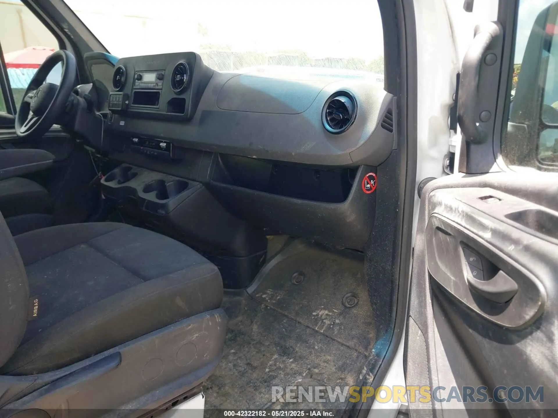 5 fotografías del automóvil dañado W1Y40CHY0MT062026 MERCEDES-BENZ SPRINTER 2500 2021