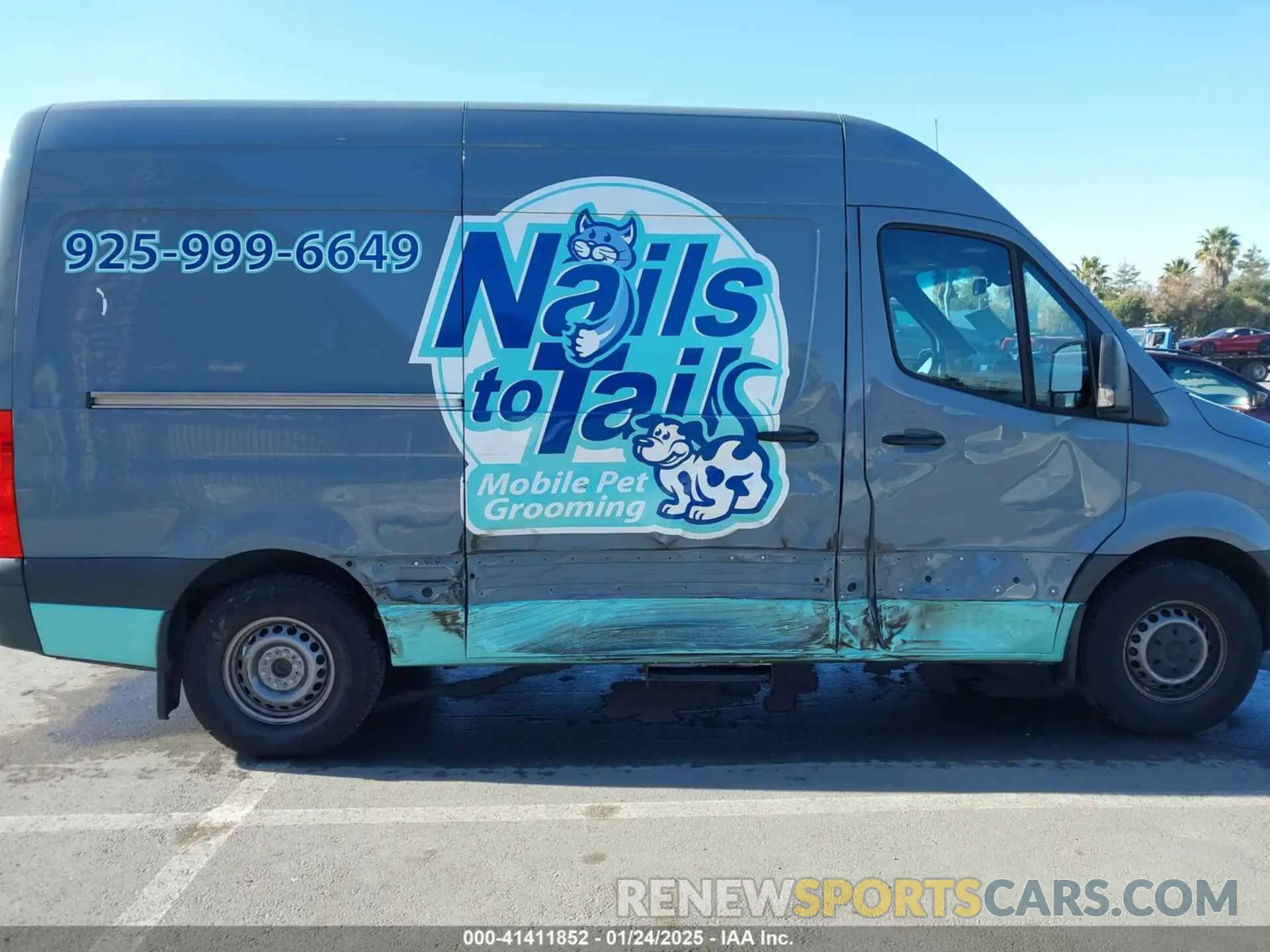 13 fotografías del automóvil dañado W1Y4DBHY1MT047131 MERCEDES-BENZ SPRINTER 2500 2021