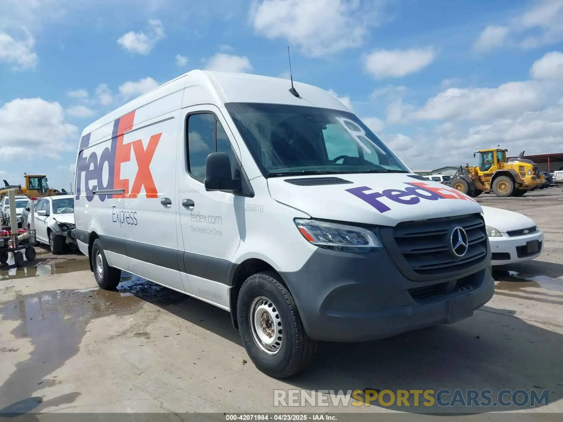 1 fotografías del automóvil dañado W1Y4DCHY7MT049228 MERCEDES-BENZ SPRINTER 2500 2021