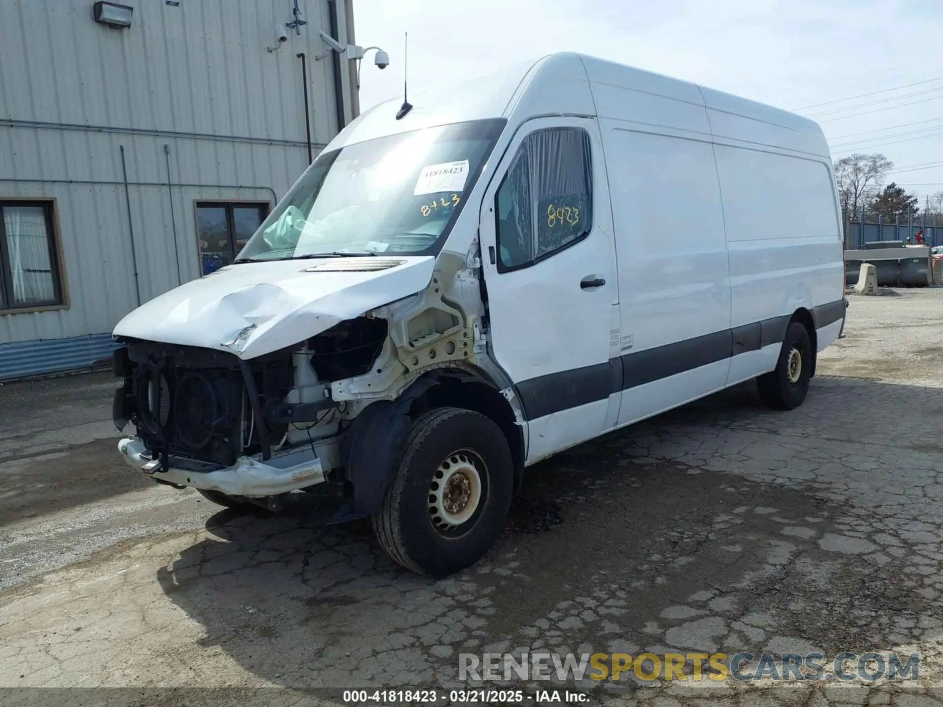 2 fotografías del automóvil dañado W1Y4DCHY9MT049716 MERCEDES-BENZ SPRINTER 2500 2021