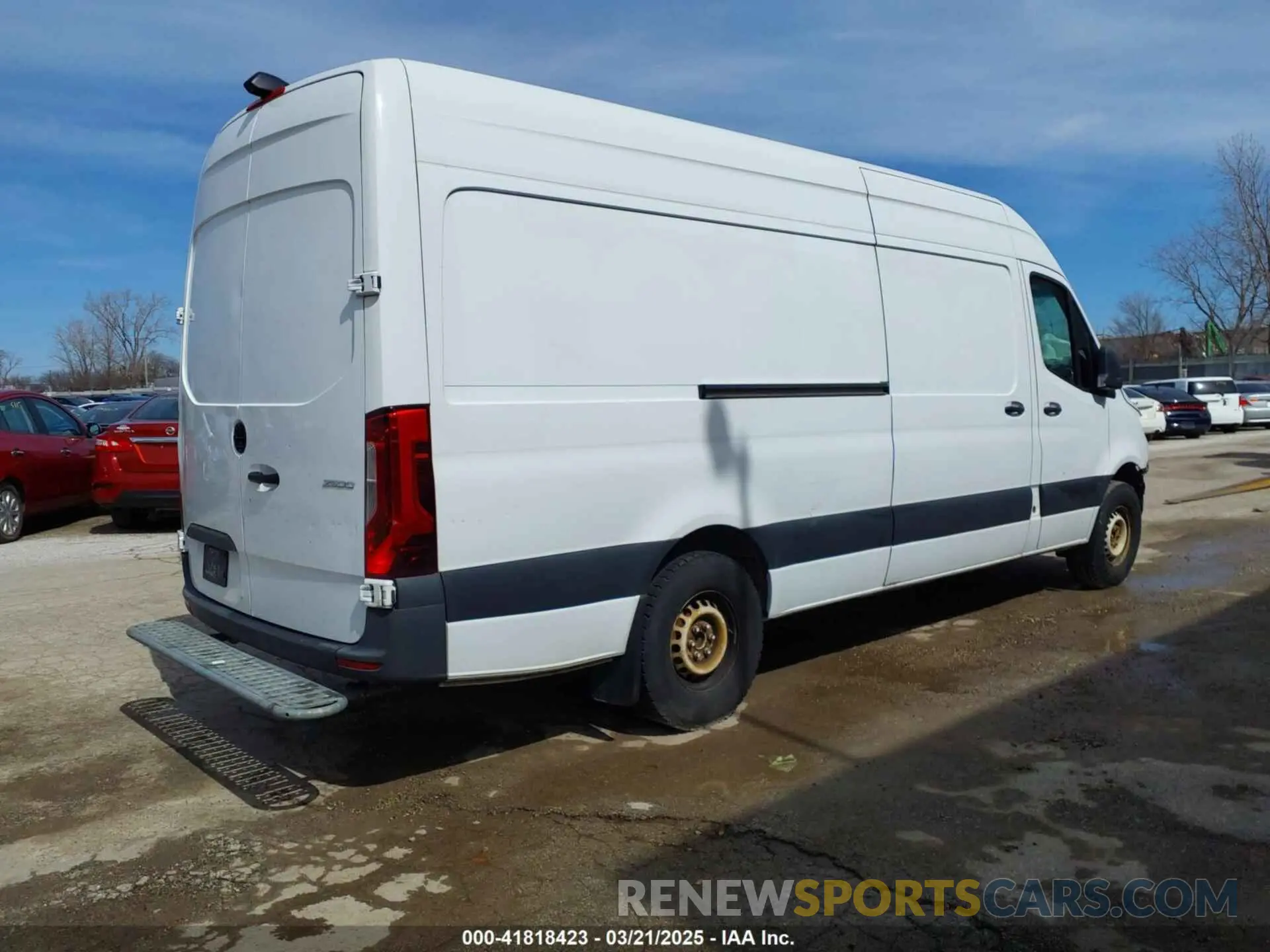 4 fotografías del automóvil dañado W1Y4DCHY9MT049716 MERCEDES-BENZ SPRINTER 2500 2021