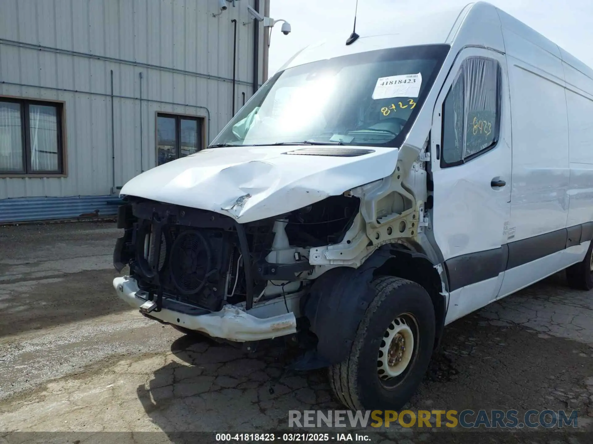 6 fotografías del automóvil dañado W1Y4DCHY9MT049716 MERCEDES-BENZ SPRINTER 2500 2021