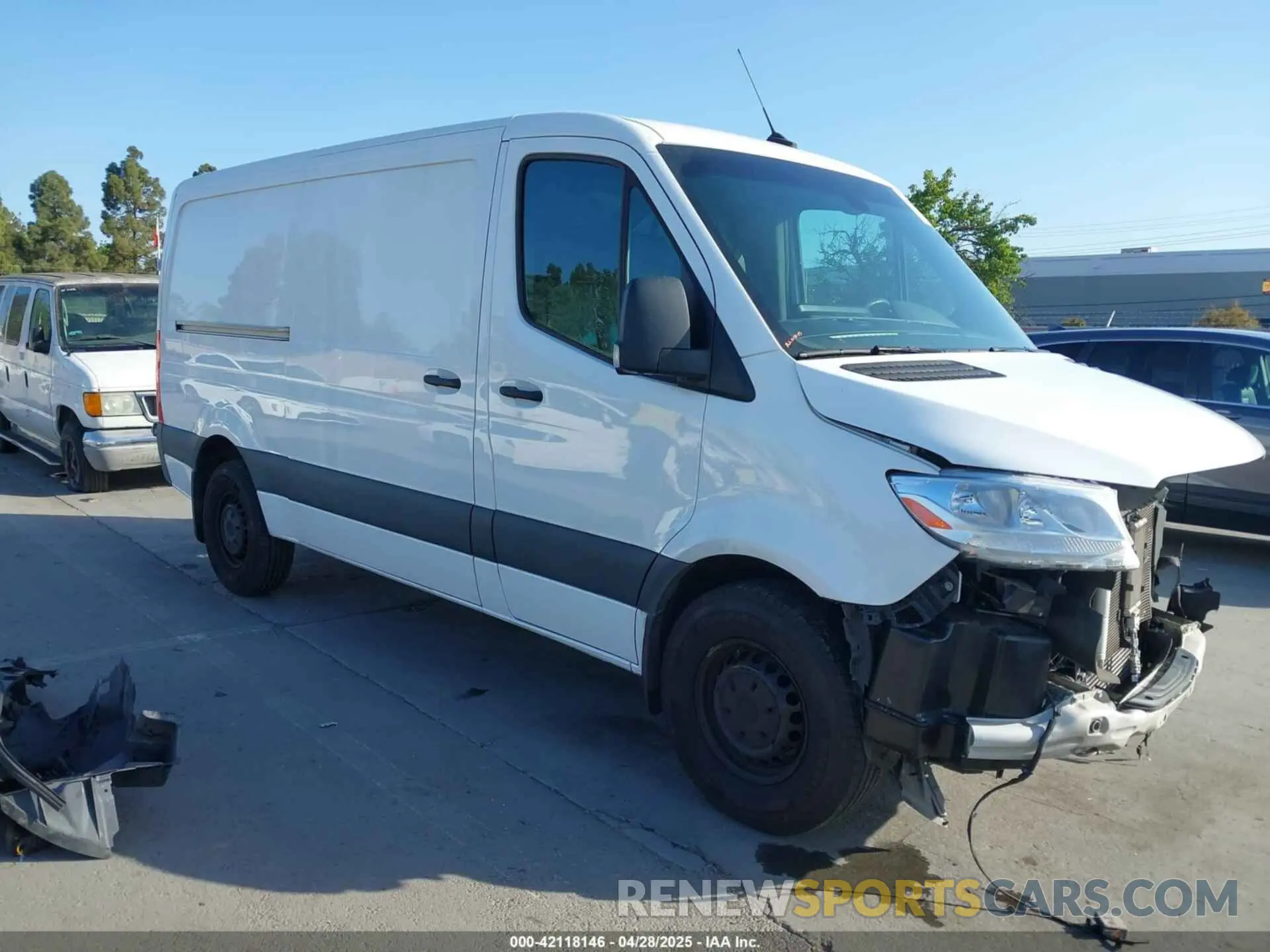 1 fotografías del automóvil dañado W1Y4EBHY8MT075330 MERCEDES-BENZ SPRINTER 2500 2021