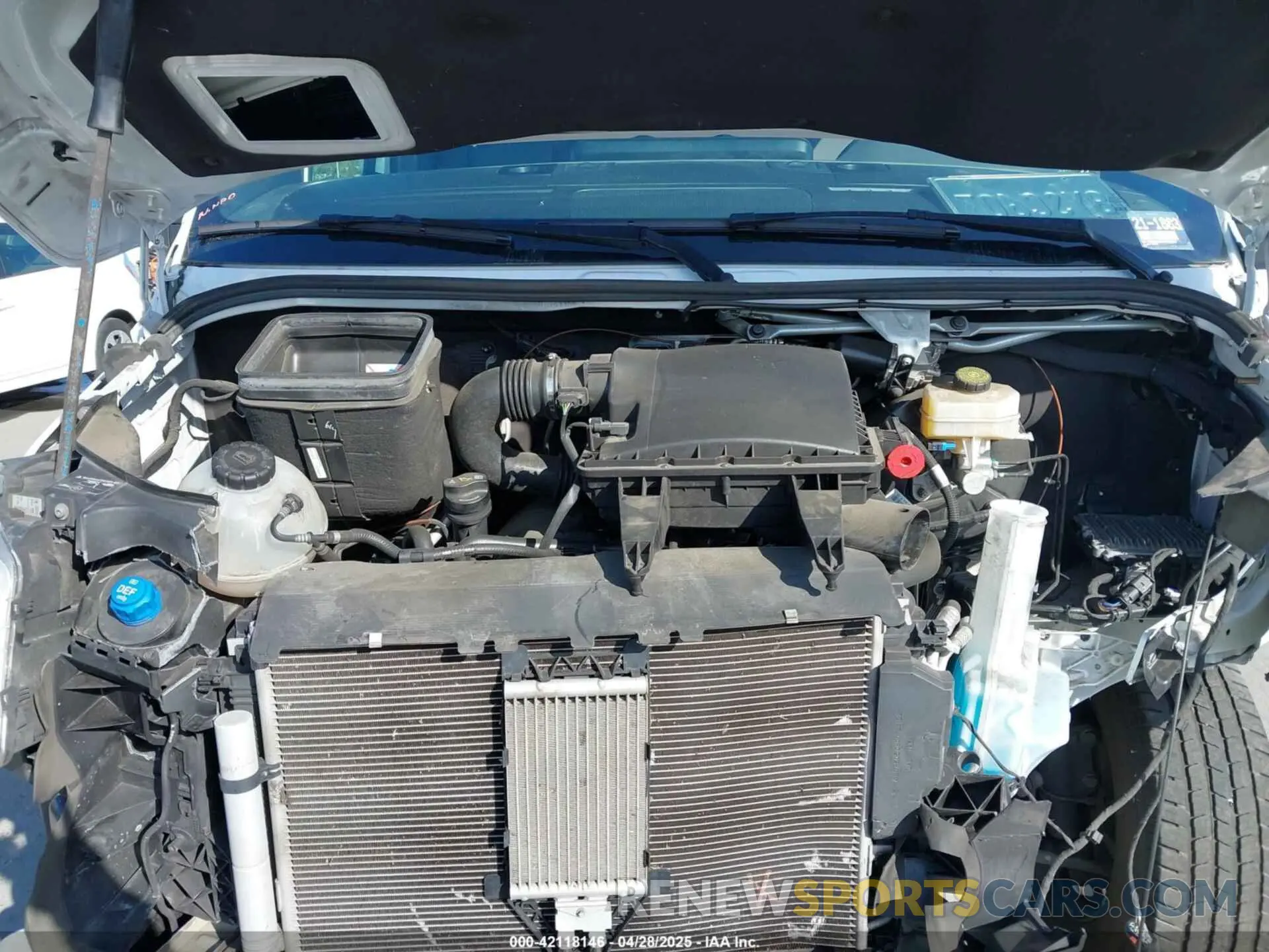 10 fotografías del automóvil dañado W1Y4EBHY8MT075330 MERCEDES-BENZ SPRINTER 2500 2021