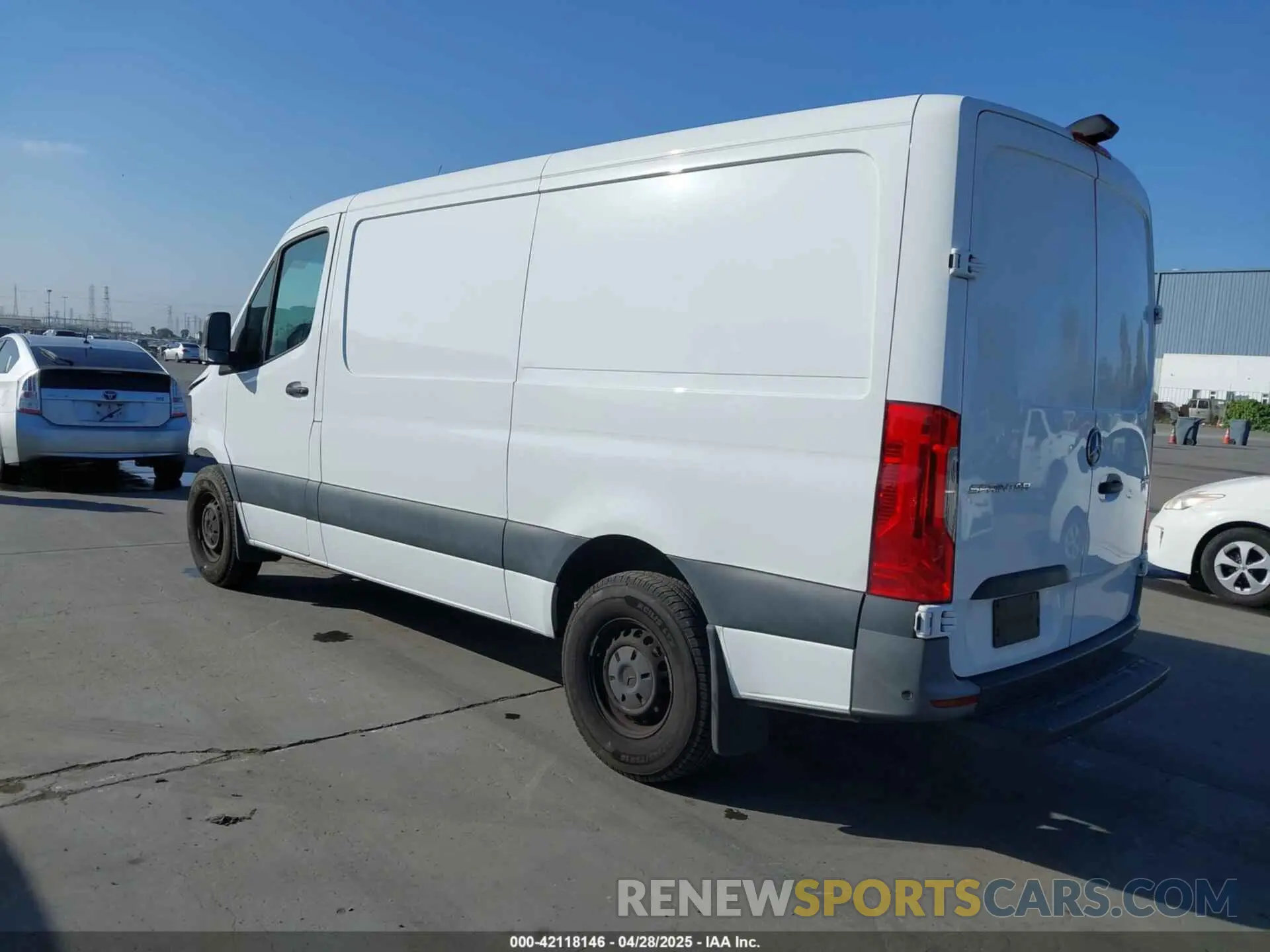 3 fotografías del automóvil dañado W1Y4EBHY8MT075330 MERCEDES-BENZ SPRINTER 2500 2021