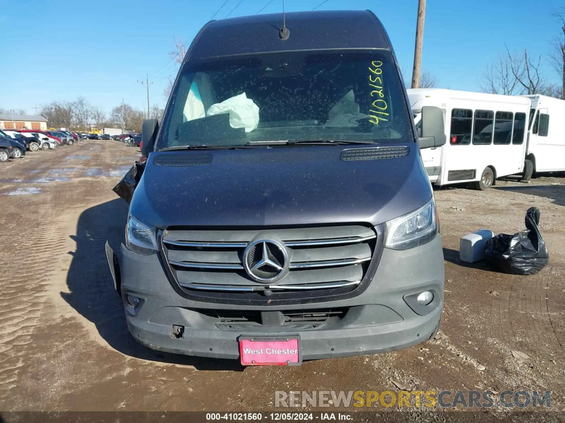12 fotografías del automóvil dañado W1Y4ECHY7MT059707 MERCEDES-BENZ SPRINTER 2500 2021