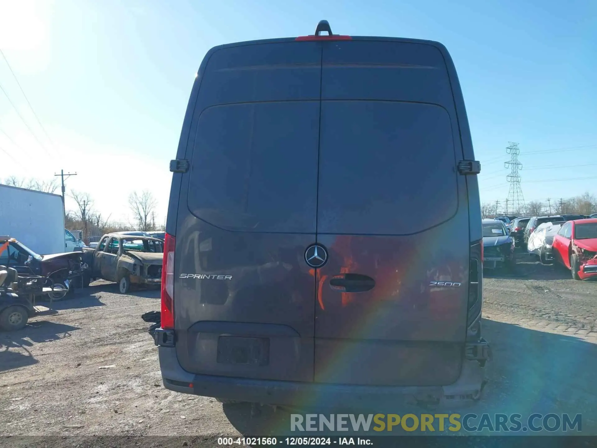 16 fotografías del automóvil dañado W1Y4ECHY7MT059707 MERCEDES-BENZ SPRINTER 2500 2021