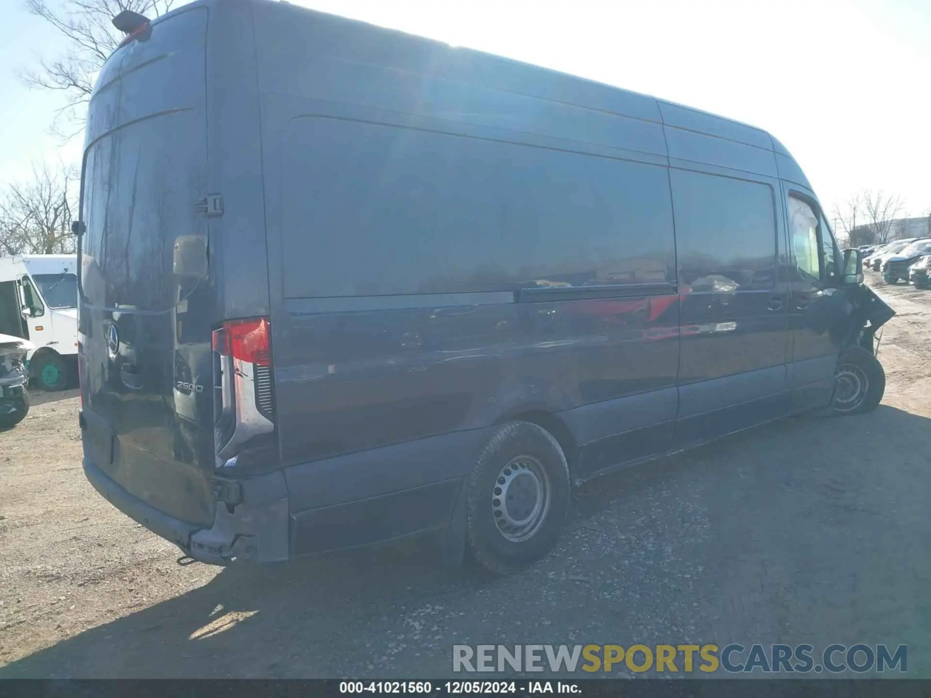 4 fotografías del automóvil dañado W1Y4ECHY7MT059707 MERCEDES-BENZ SPRINTER 2500 2021