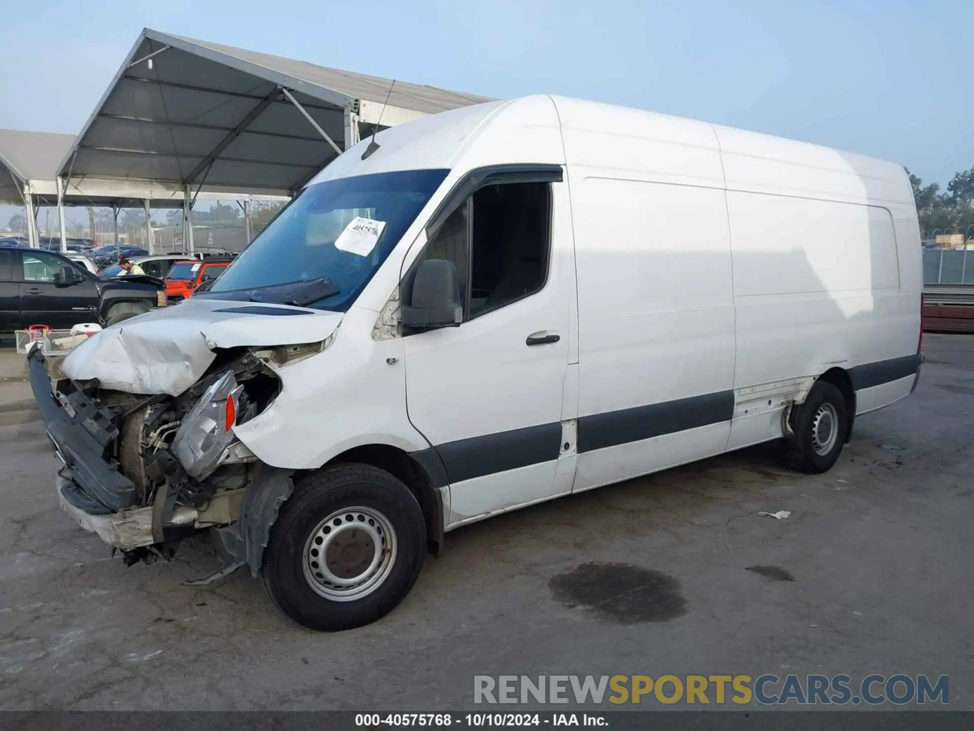 2 fotografías del automóvil dañado W1Y4EDHY1MT060485 MERCEDES-BENZ SPRINTER 2500 2021