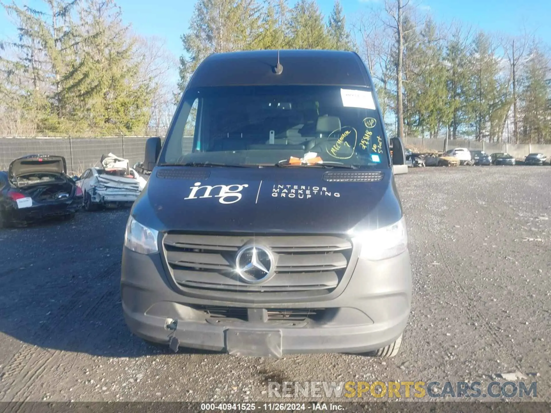 12 fotografías del automóvil dañado W1Y4EDHY8MT067594 MERCEDES-BENZ SPRINTER 2500 2021