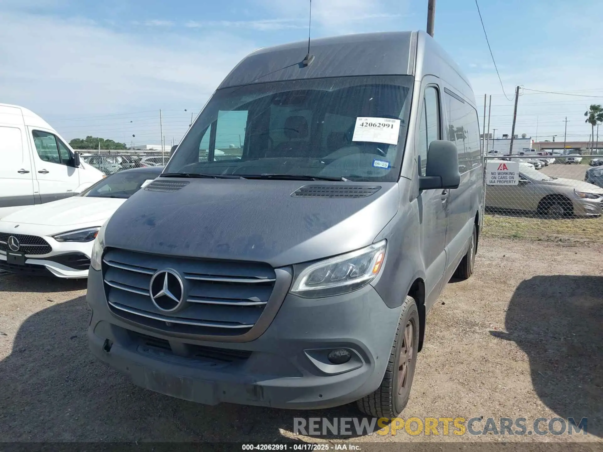 6 fotografías del automóvil dañado W1Z4DFHY6MT055096 MERCEDES-BENZ SPRINTER 2500 2021
