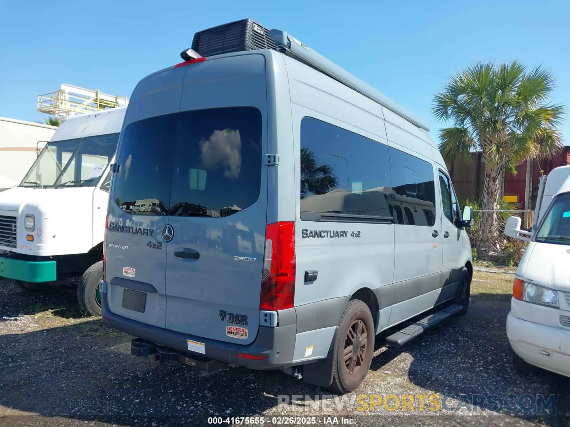 4 fotografías del automóvil dañado W1X4EBHY2NP453575 MERCEDES-BENZ SPRINTER 2500 2022