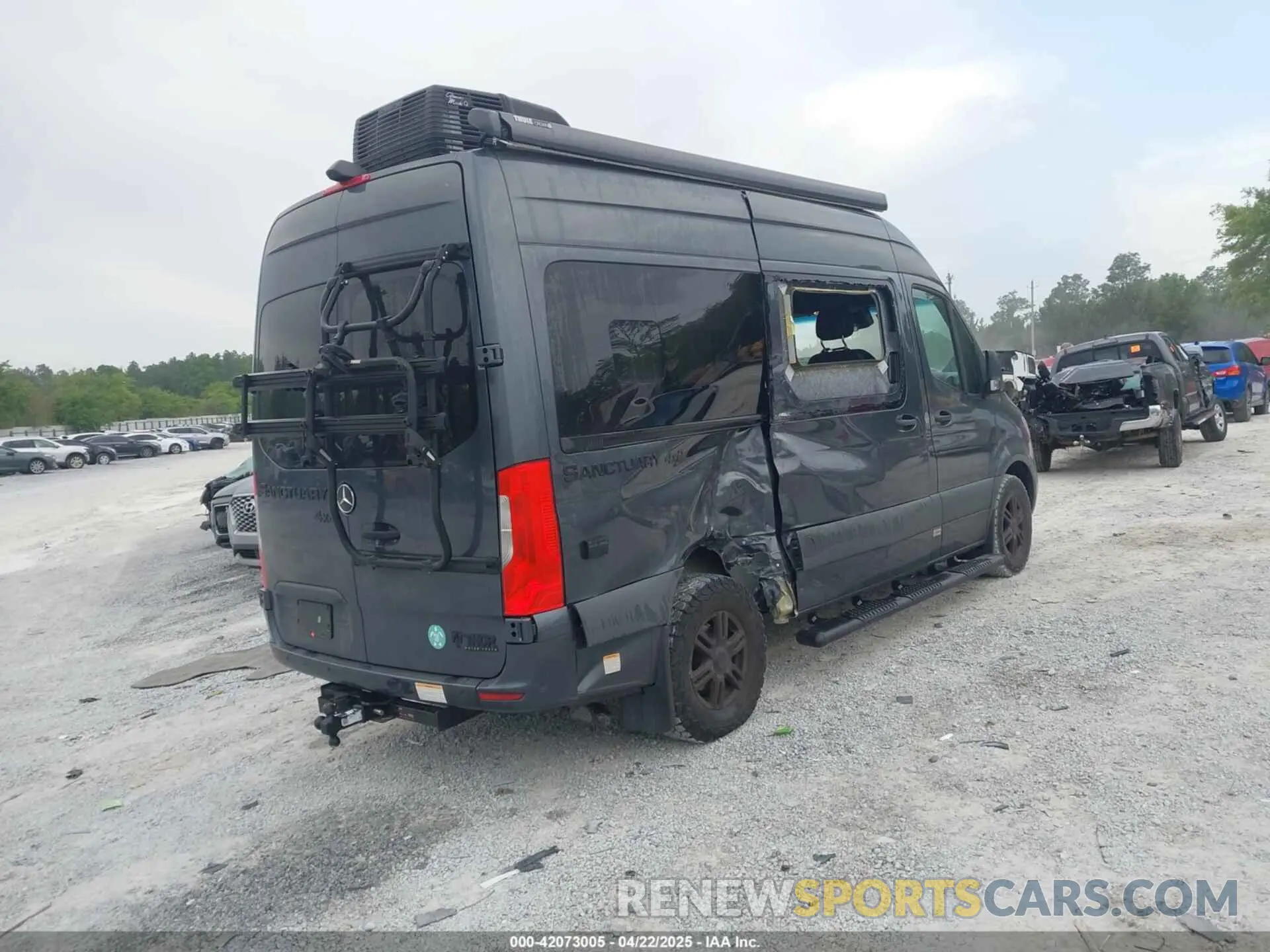 4 fotografías del automóvil dañado W1X4EBHY6NP470671 MERCEDES-BENZ SPRINTER 2500 2022