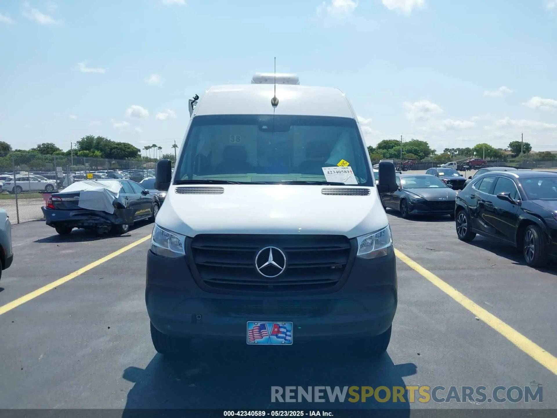 12 fotografías del automóvil dañado W1Y4DDHY6NT084561 MERCEDES-BENZ SPRINTER 2500 2022