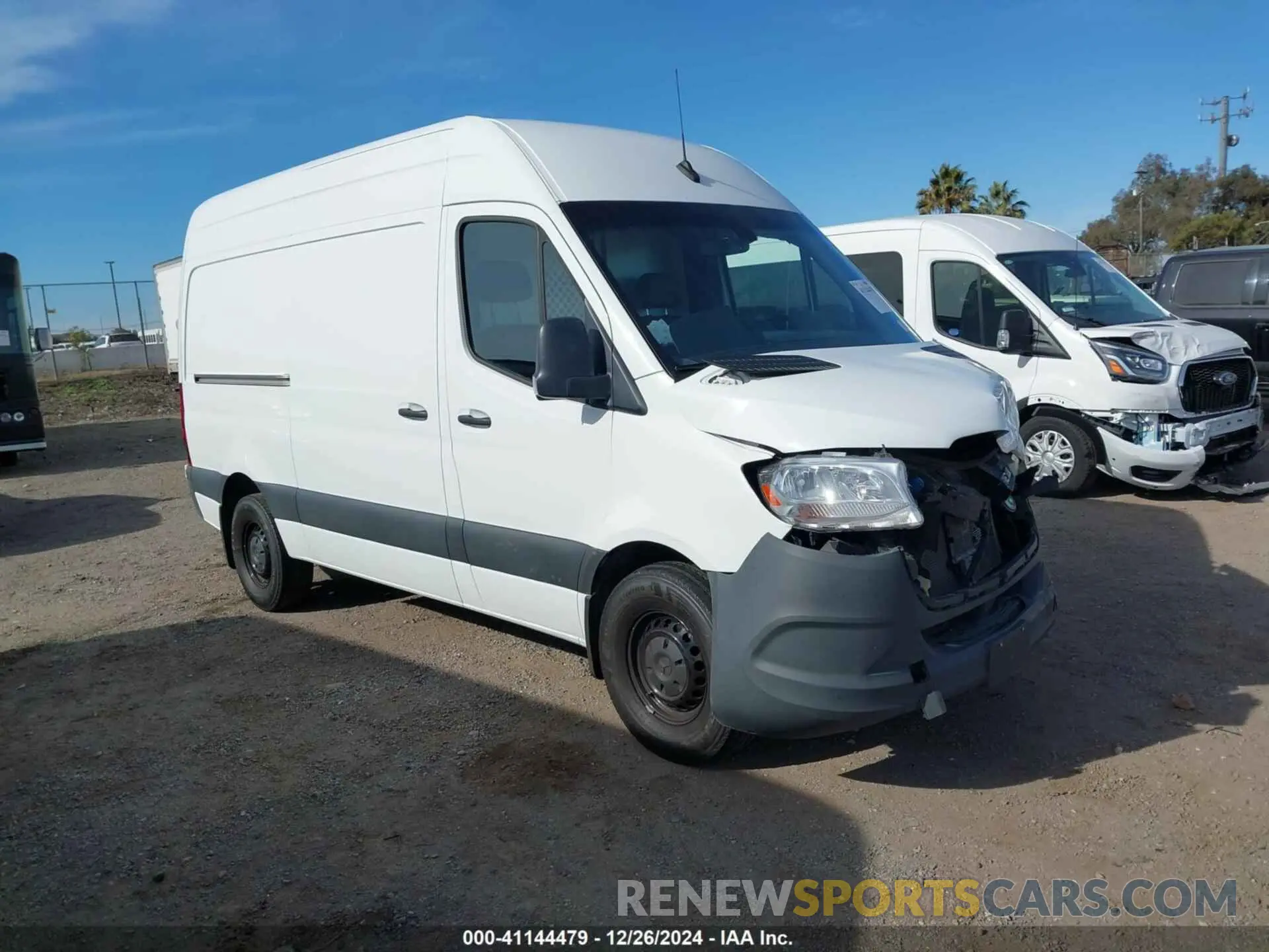 1 fotografías del automóvil dañado W1Y4EBHY9NT119191 MERCEDES-BENZ SPRINTER 2500 2022