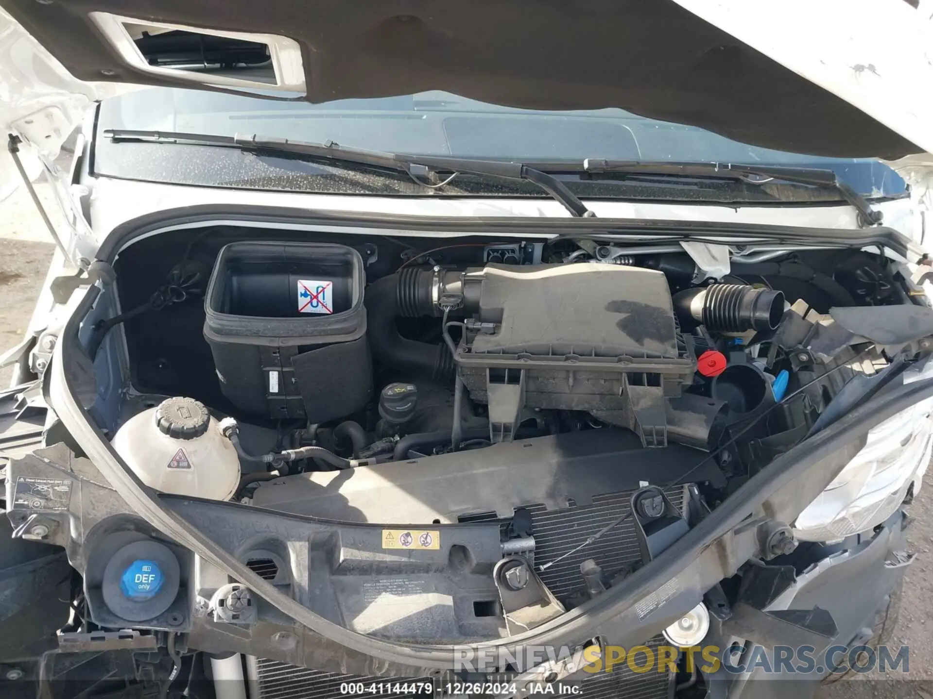 10 fotografías del automóvil dañado W1Y4EBHY9NT119191 MERCEDES-BENZ SPRINTER 2500 2022