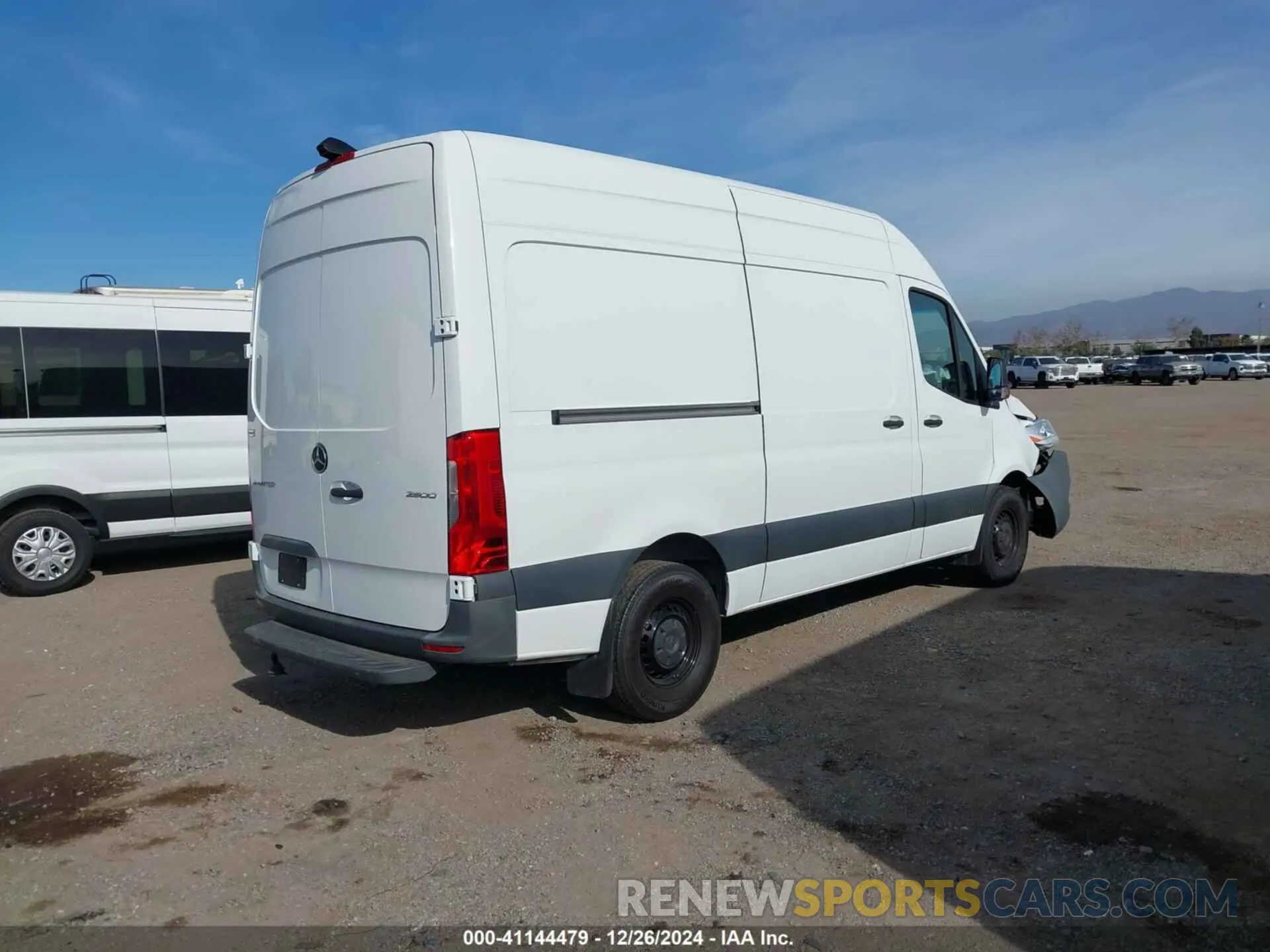 4 fotografías del automóvil dañado W1Y4EBHY9NT119191 MERCEDES-BENZ SPRINTER 2500 2022