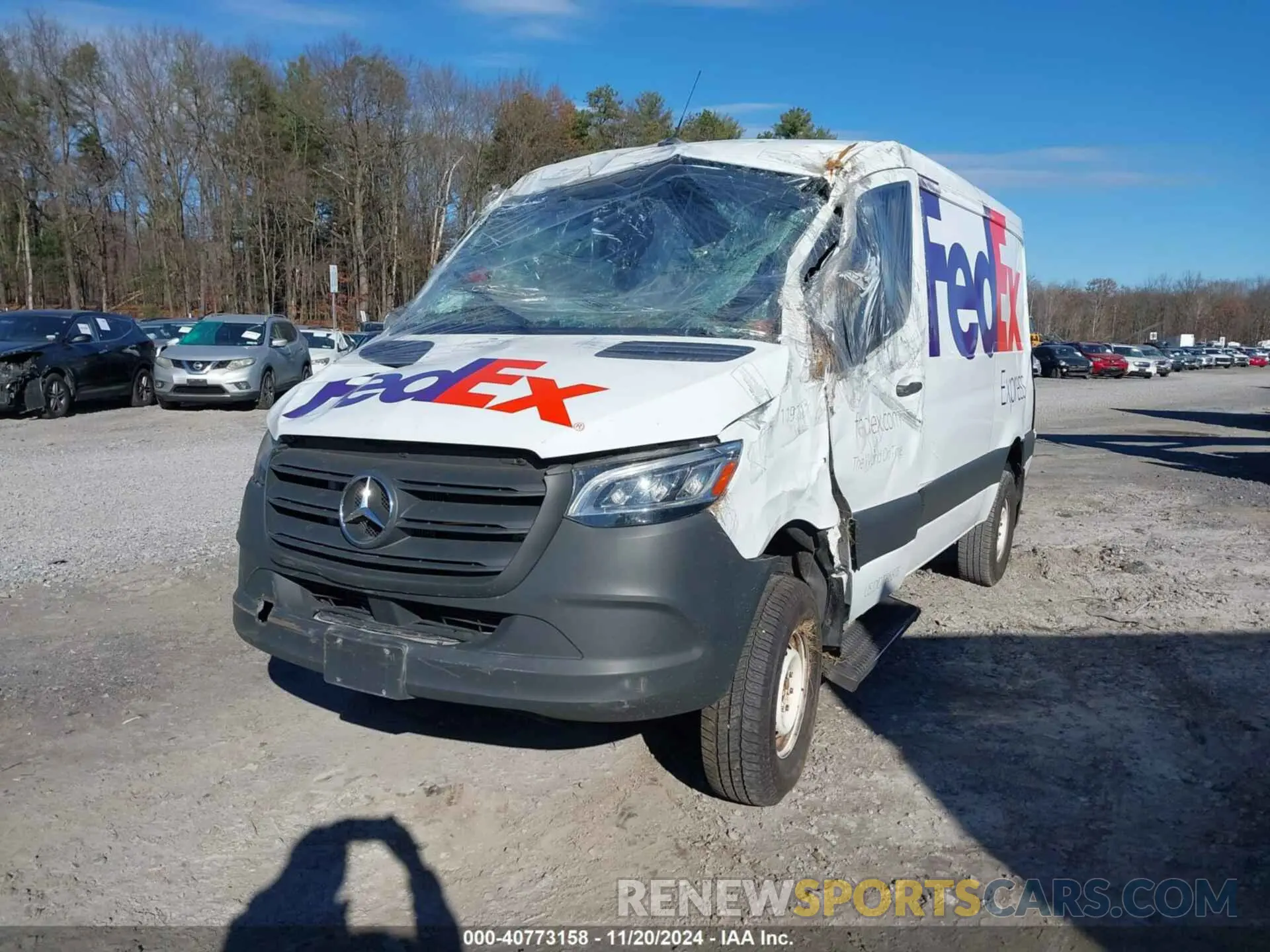 6 fotografías del automóvil dañado W1Y4EBVY3NT095300 MERCEDES-BENZ SPRINTER 2500 2022