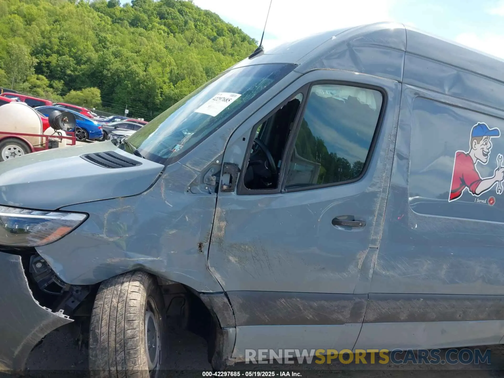 14 fotografías del automóvil dañado W1Y4EBVYXNT102355 MERCEDES-BENZ SPRINTER 2500 2022