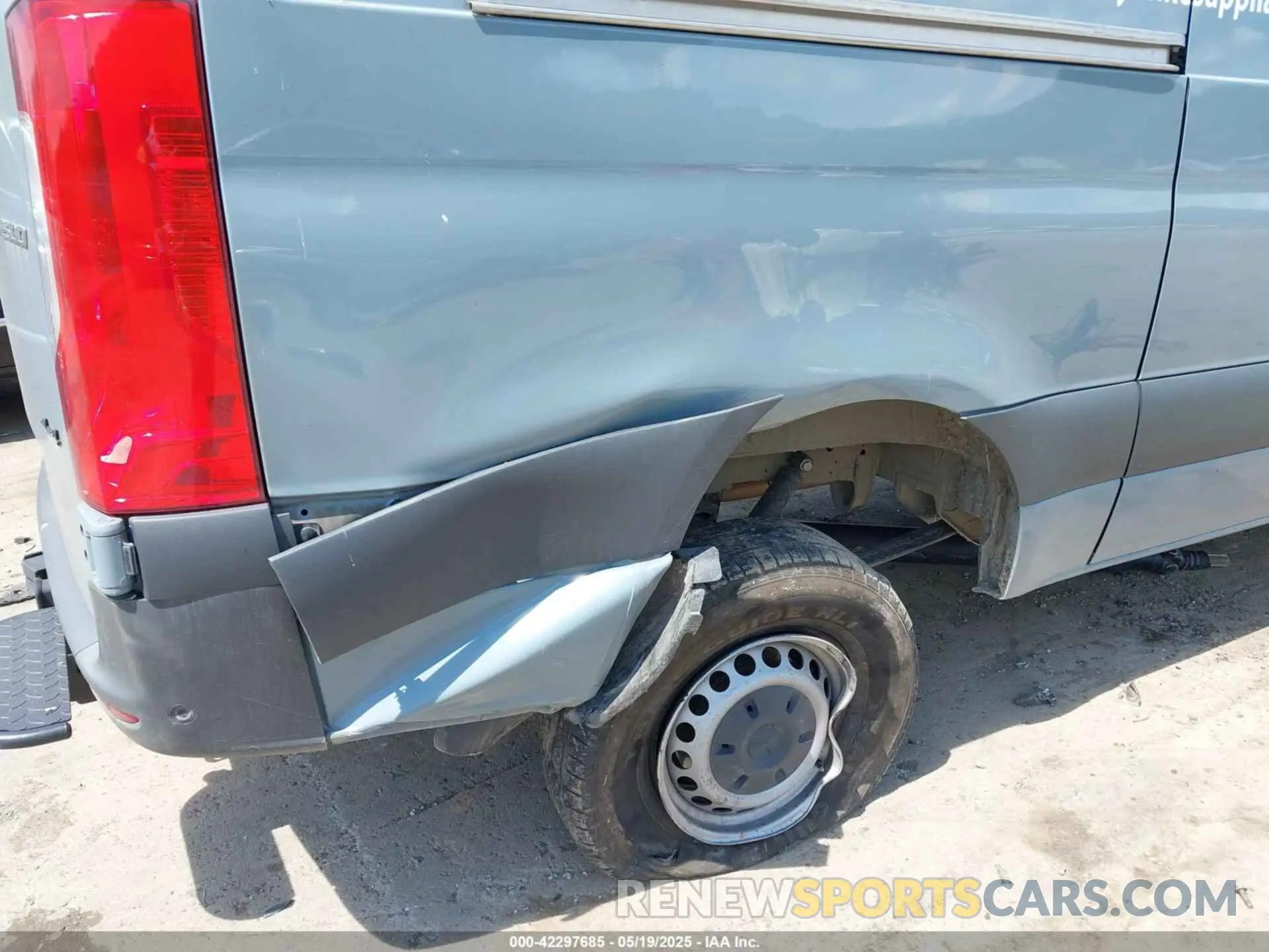 17 fotografías del automóvil dañado W1Y4EBVYXNT102355 MERCEDES-BENZ SPRINTER 2500 2022