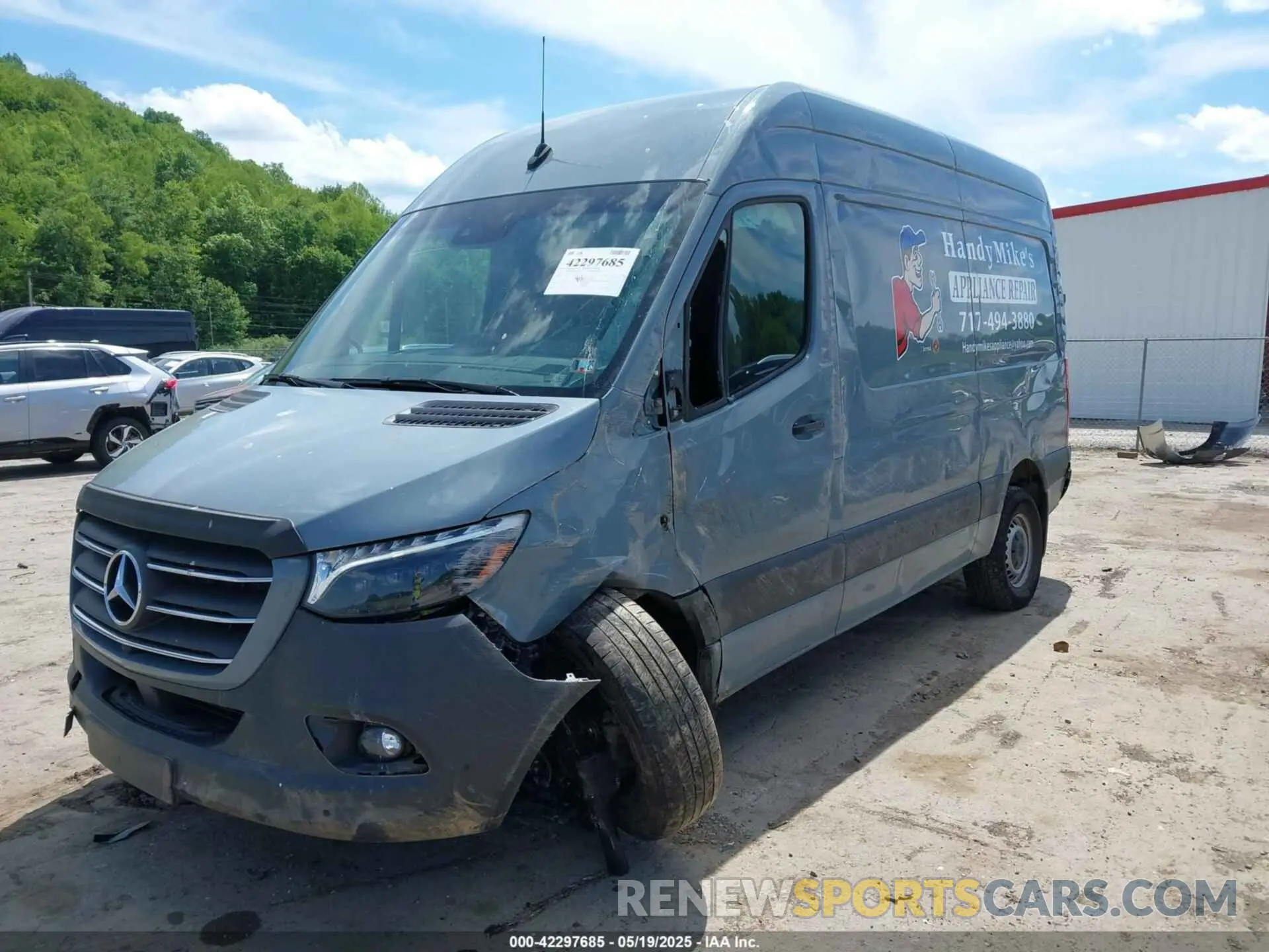 2 fotografías del automóvil dañado W1Y4EBVYXNT102355 MERCEDES-BENZ SPRINTER 2500 2022