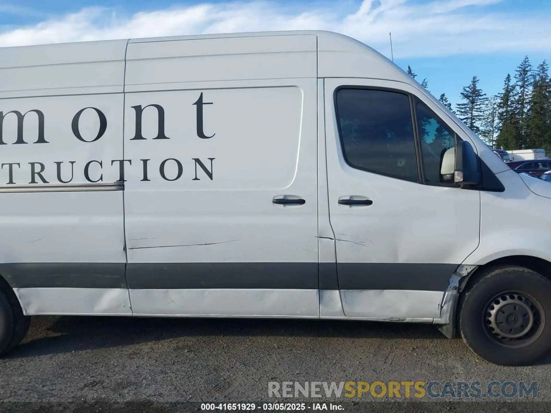 13 fotografías del automóvil dañado W1Y4ECHY6NT089671 MERCEDES-BENZ SPRINTER 2500 2022