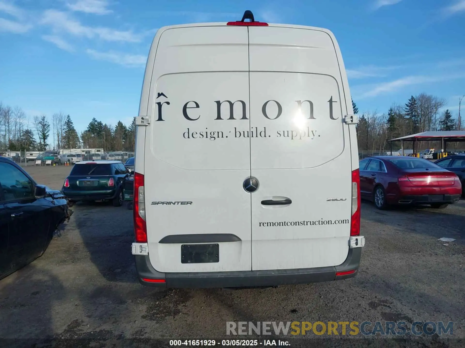 16 fotografías del automóvil dañado W1Y4ECHY6NT089671 MERCEDES-BENZ SPRINTER 2500 2022